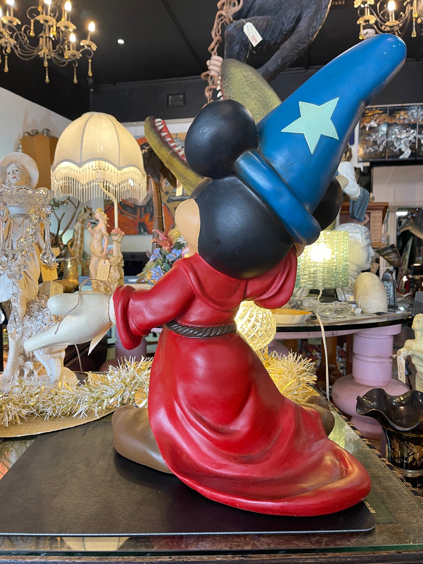 STOLEN!! Extremely Rare Vintage 1990s Mickey Mouse Sorcerer’s Apprentice Statue - Disney Collectable