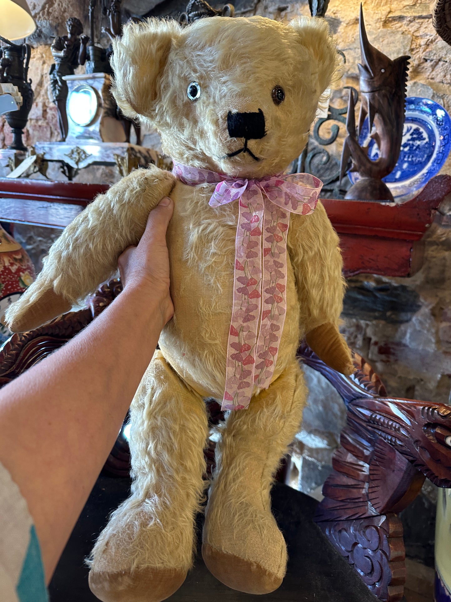 Antique Jointed Teddy Bear - 90 years old!!