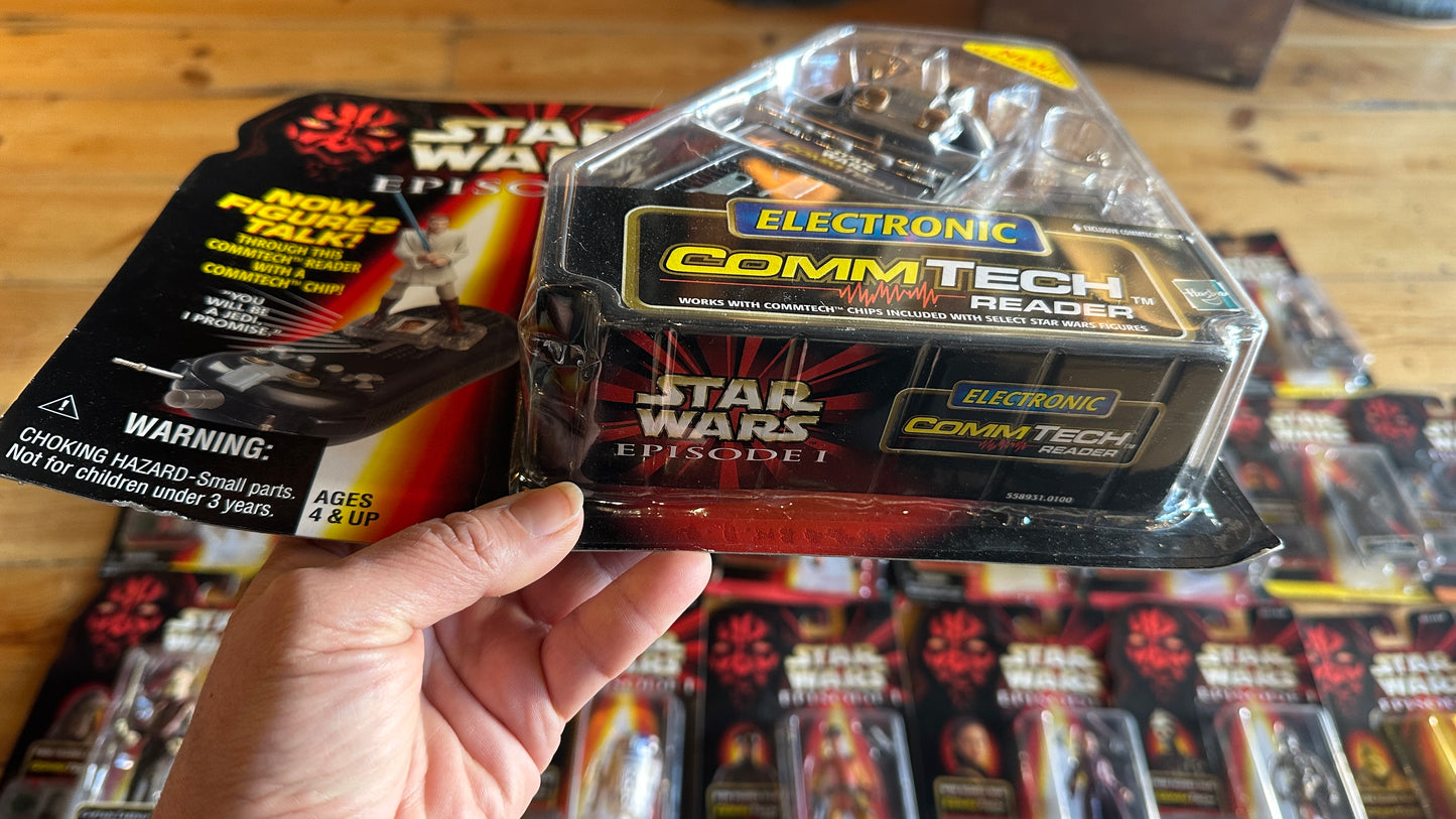 Vintage 1998 Star Wars: Episode I - The Phantom Menace Electronic CommTech Reader