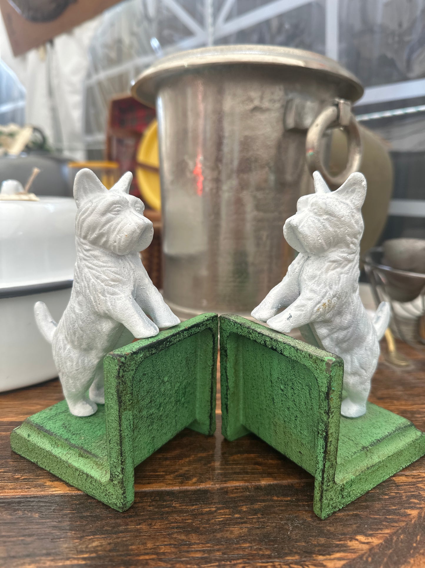 Cast Iron Scottish Terrier Bookends