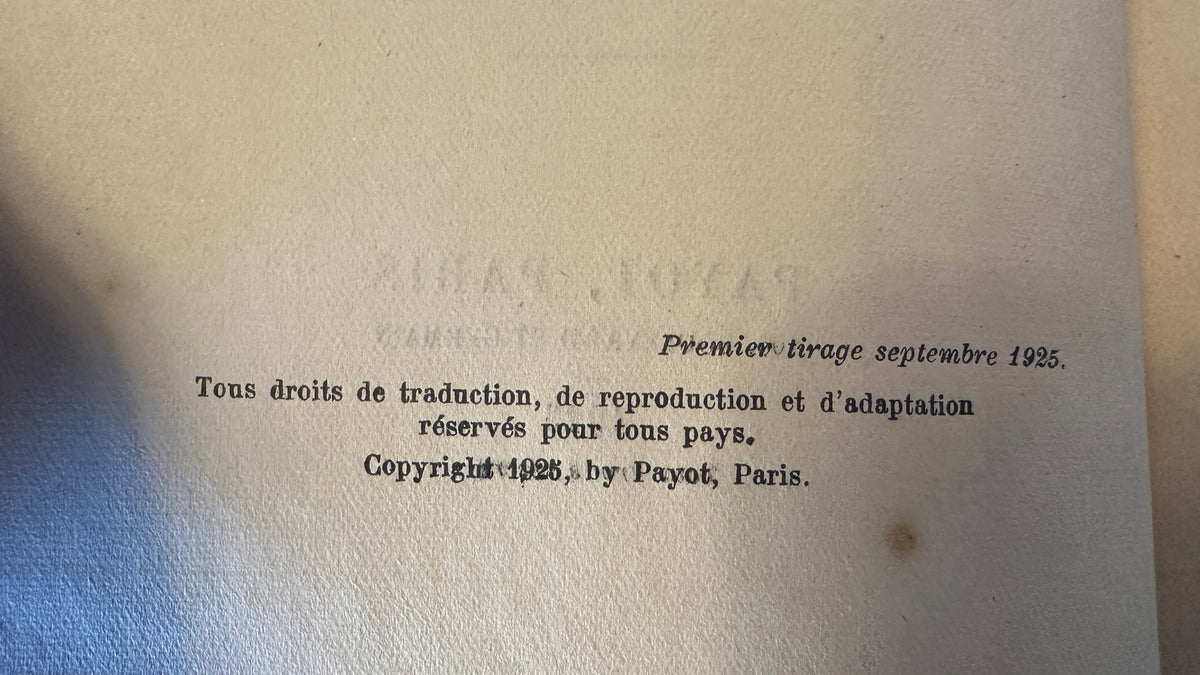 Rare 1925 First Edition: La Psychologie de la Conversion (Tome 1) - Raoul Allier