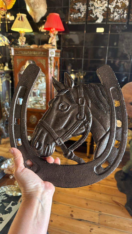 Large Horse Shoe Sign, Cast Iron
