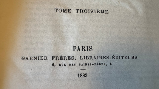 Historical French legal book titled "Répétitions Écrites sur le Code Civil" (Vol 3) 1883 Paris.