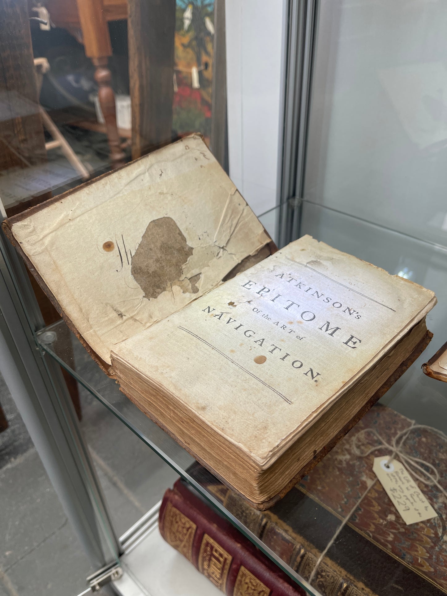 1774 Epitome of the Art of Navigation by James Atkinson – Rare Nautical Antique Book