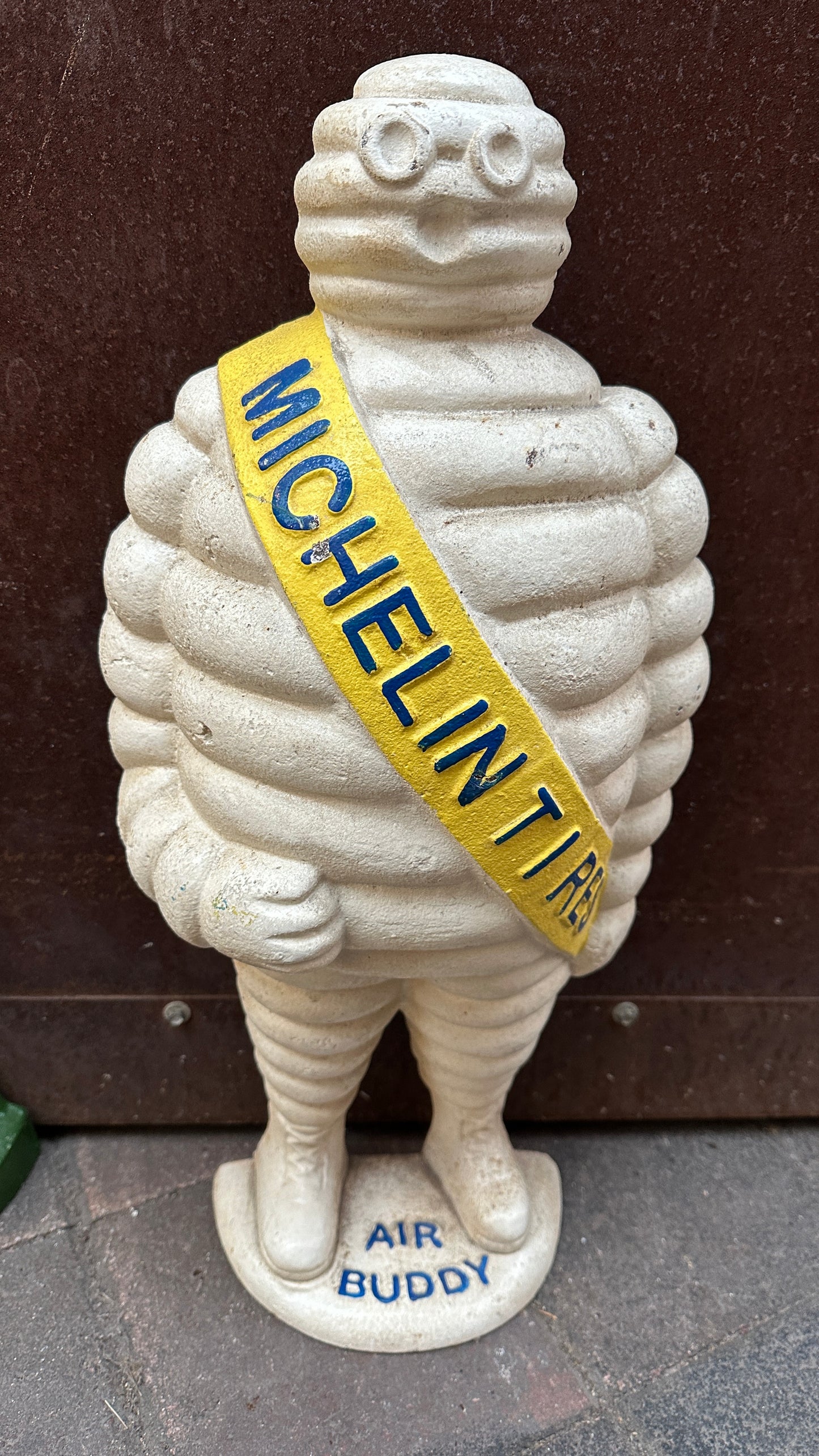 Large Cast Iron Michelin Door Stop, 55cm