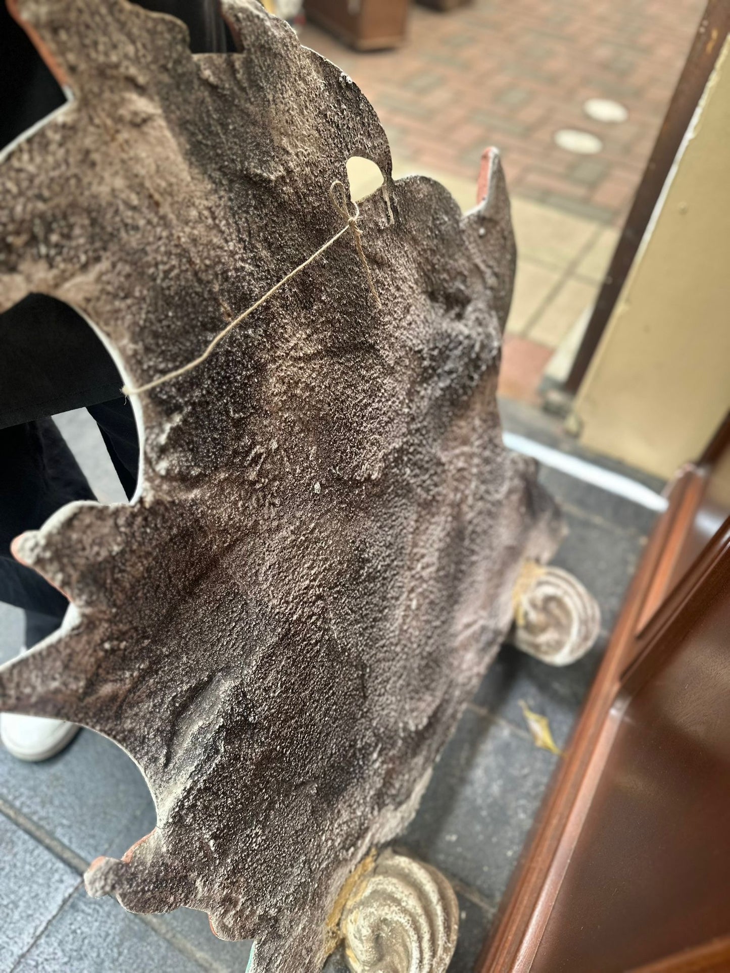 Sailing ship fire screen, fibreglass