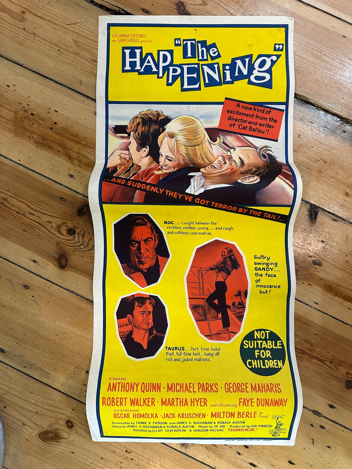 Vintage Daybill Movie Posters, Sold Separately $45 each