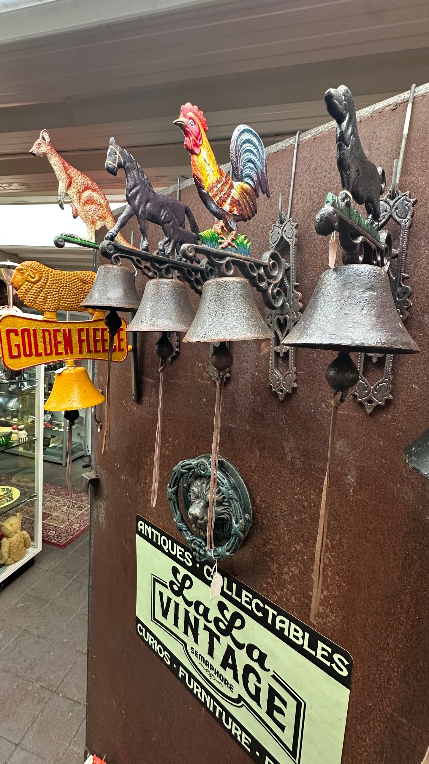 AC/DC Hells Bells Cast Iron Wall Bell | Rock Music Bar Decor