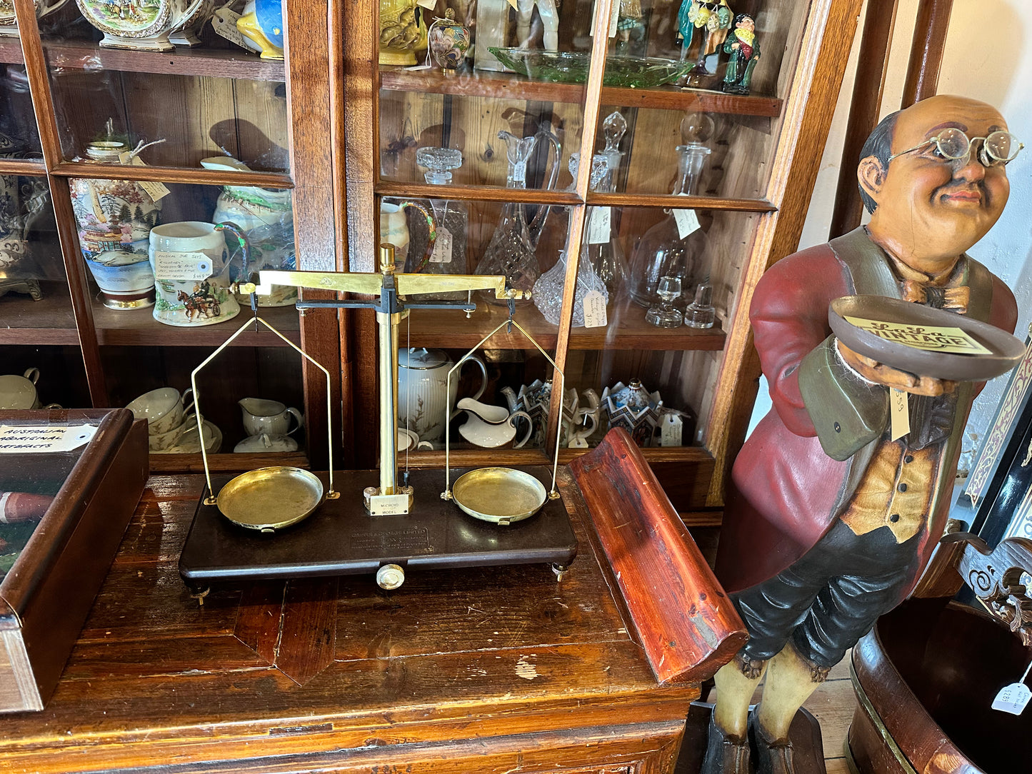 Vintage Scientific Apothecary Scales, Made in Great Britain