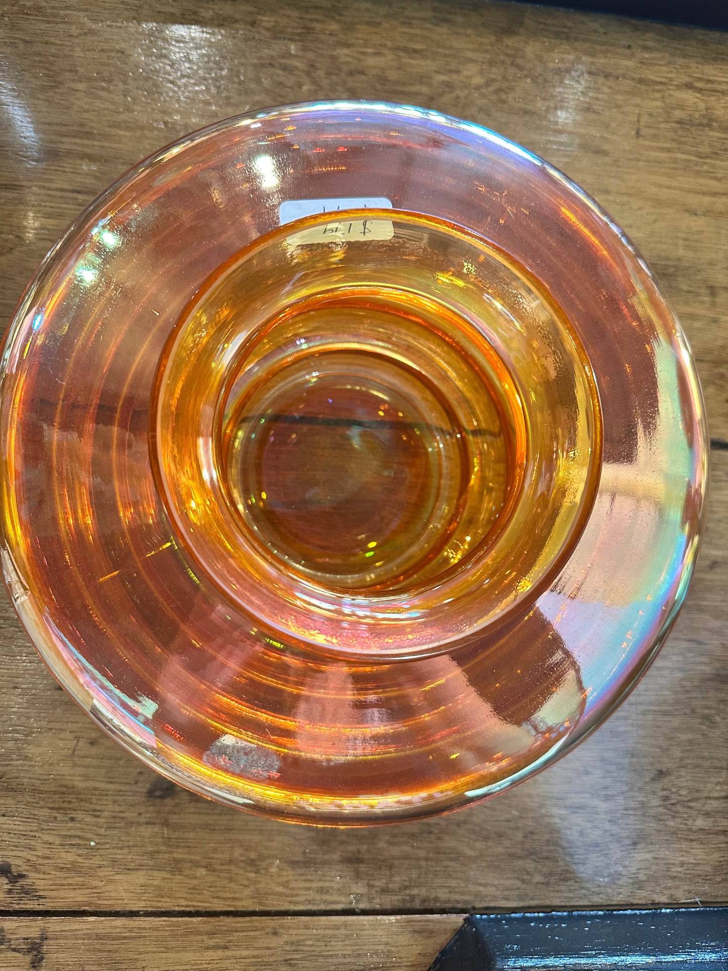 Melon Rib Vase, Marigold