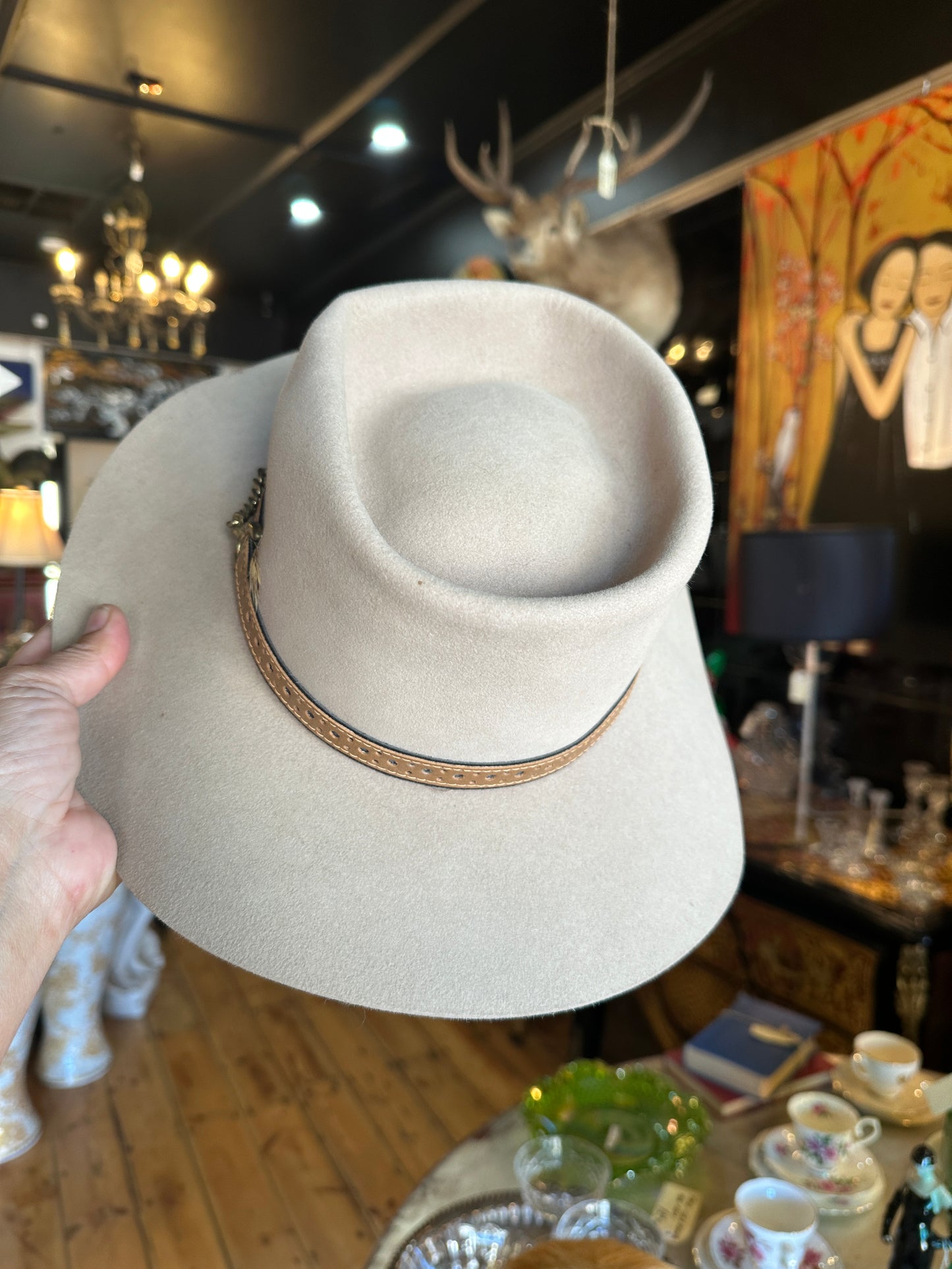 Akubra Hat “Down Under” Australian Genuine Fur Felt (size 54)