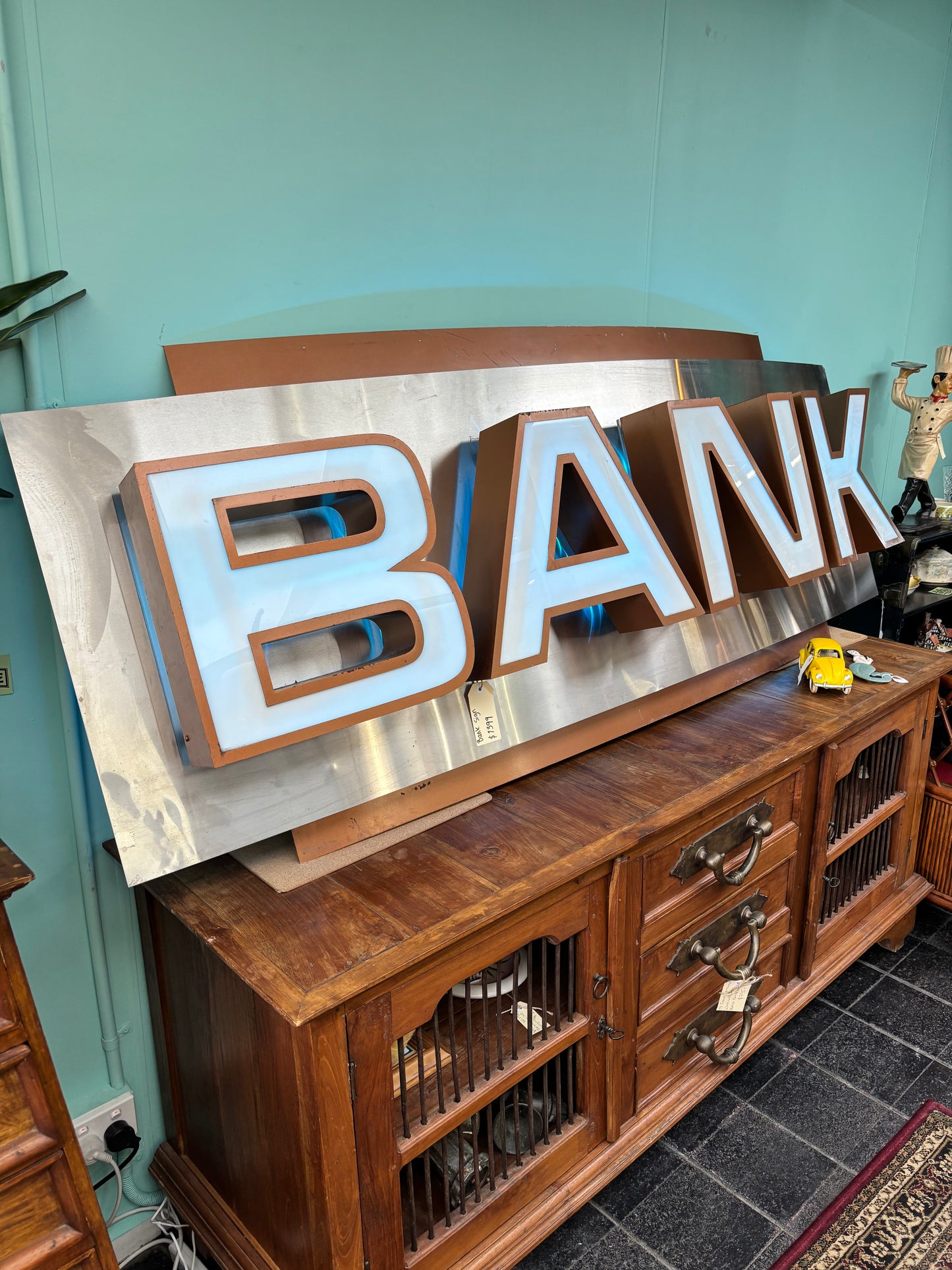 Bank Sign Large Illuminated 3D Lightbox