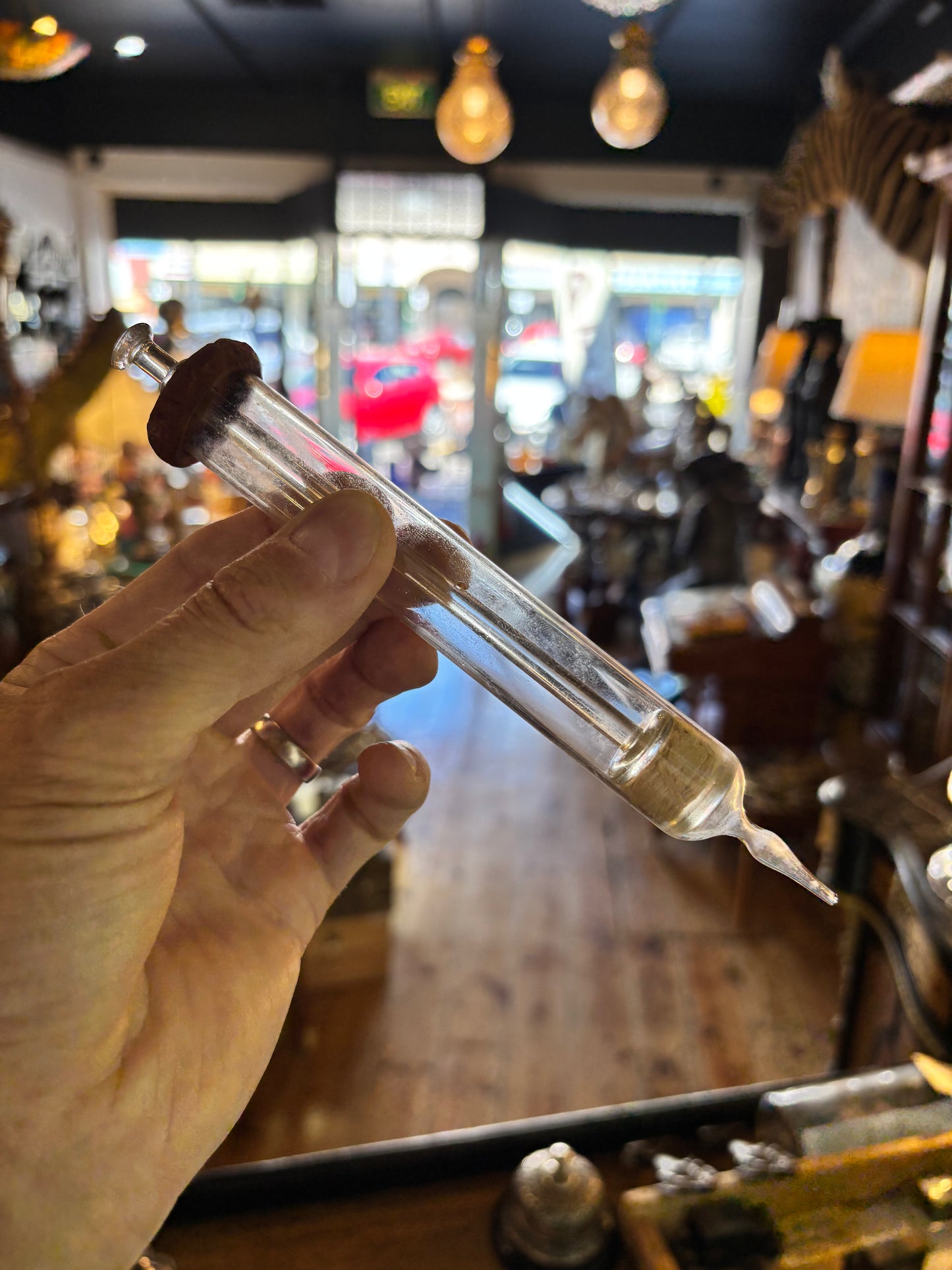 Glass Syringe Vintage Medical PGI Melbourne