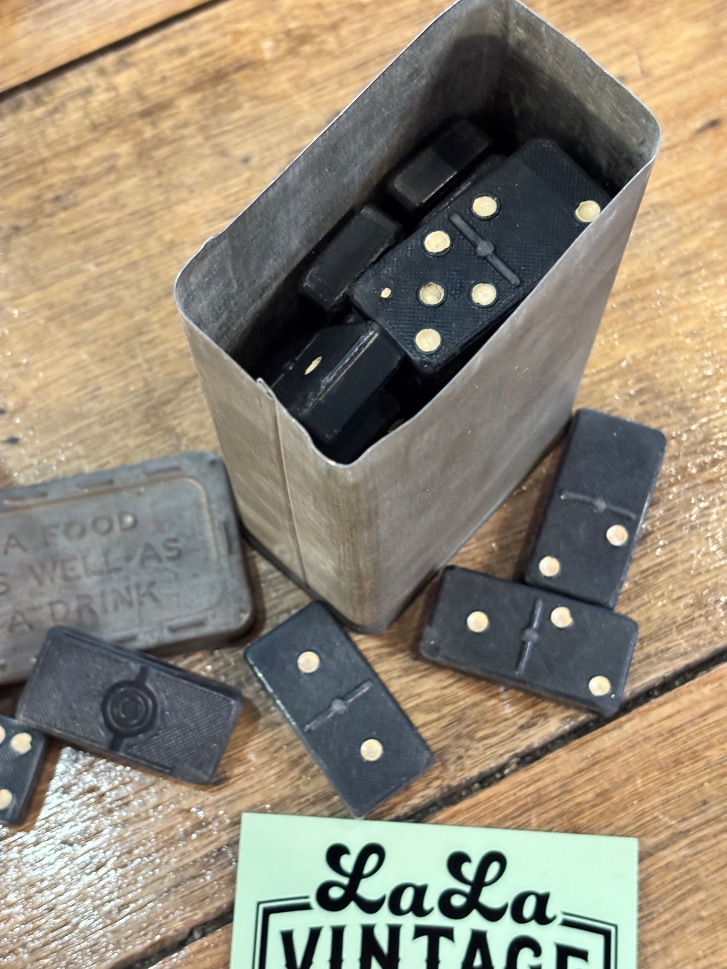 Bakelite Domino Set in Rowntree Box