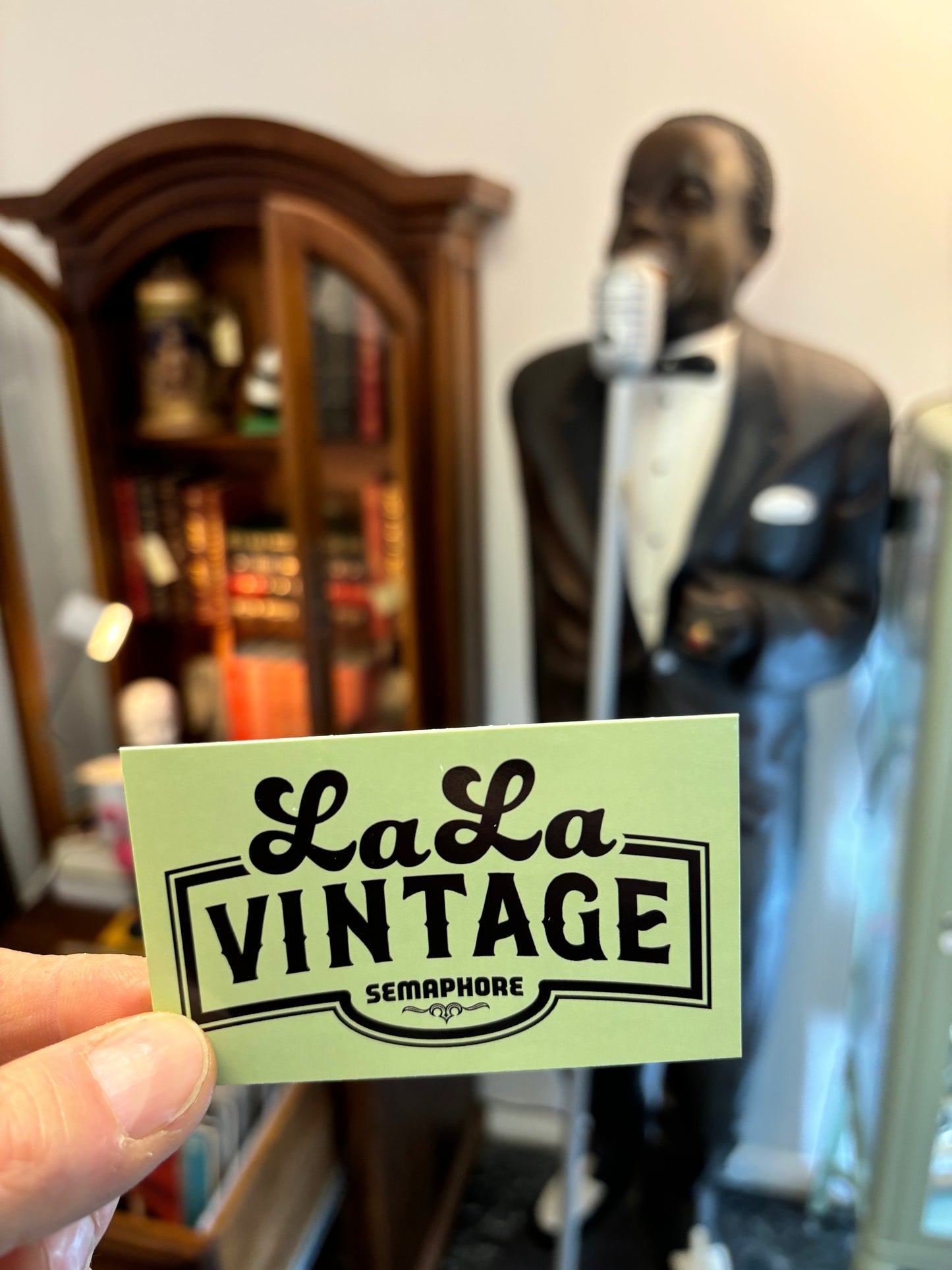 Life-size Fibreglass Louis Armstrong Statue