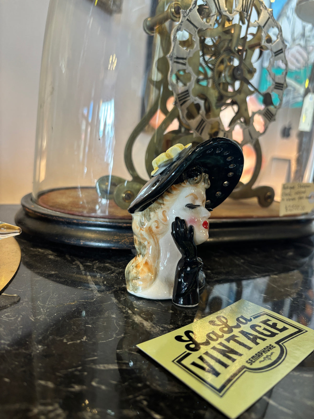 Vintage 1950s Napco Lady Head Vase