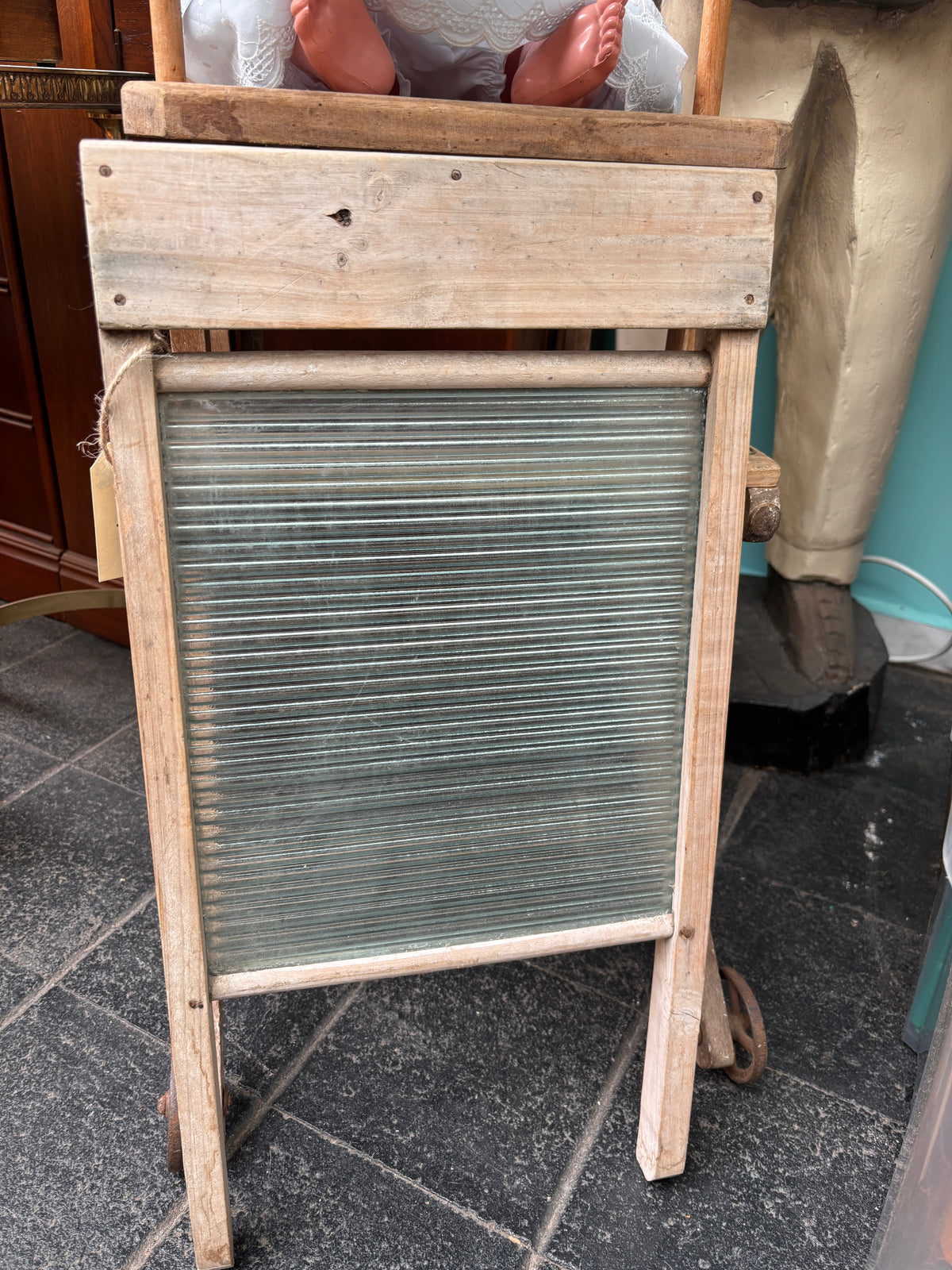 Vintage Glass Washboard