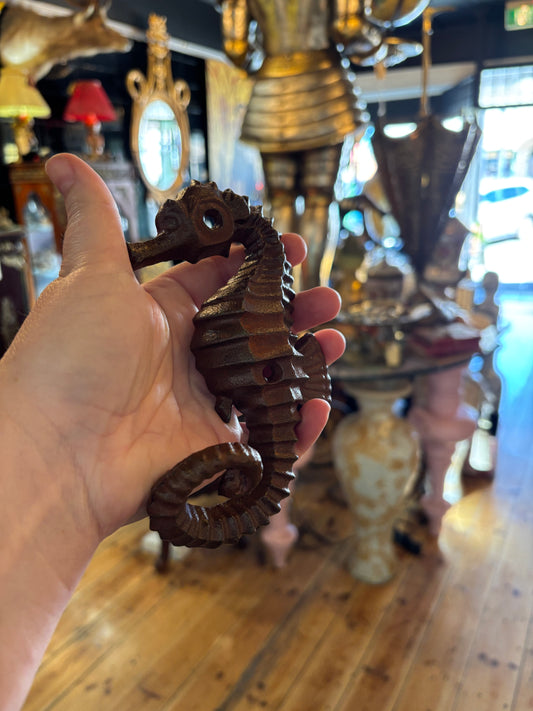 Seahorse Cast Iron Wall Bottle Opener