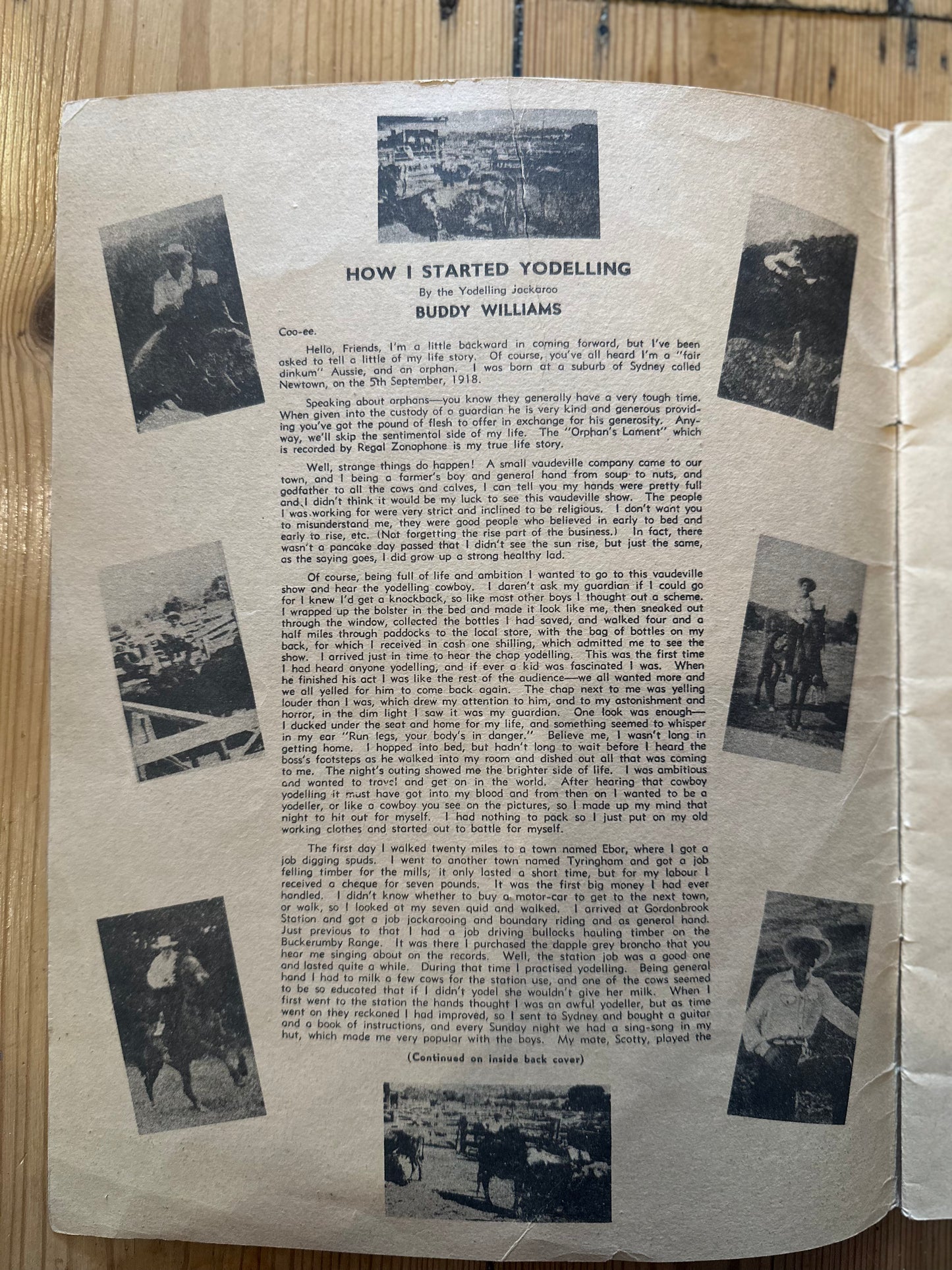 Vintage 1940 The Songs of Buddy Williams Sheet Music Folio Allan & Co