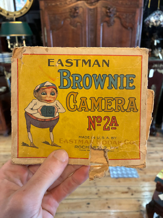 Kodak Brownie No. 2A c. 1900s w/ Part of Original Box