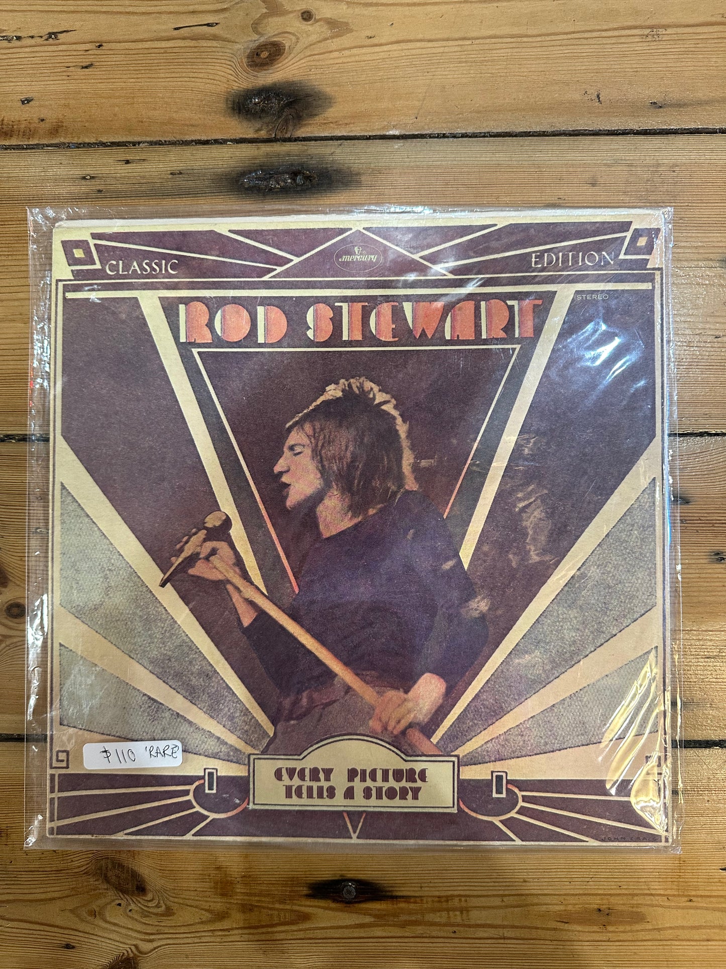 Vintage Rod Stewart Every Picture Tells a Story 1971 Mercury LP Vinyl – Classic Rock Album