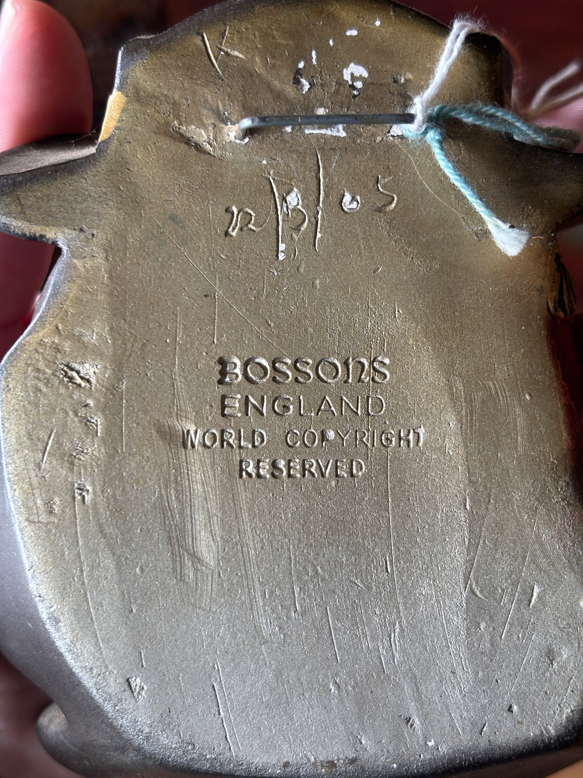Vintage Bossons "Tony Weller" Chalkware Head – Charles Dickens Series, England