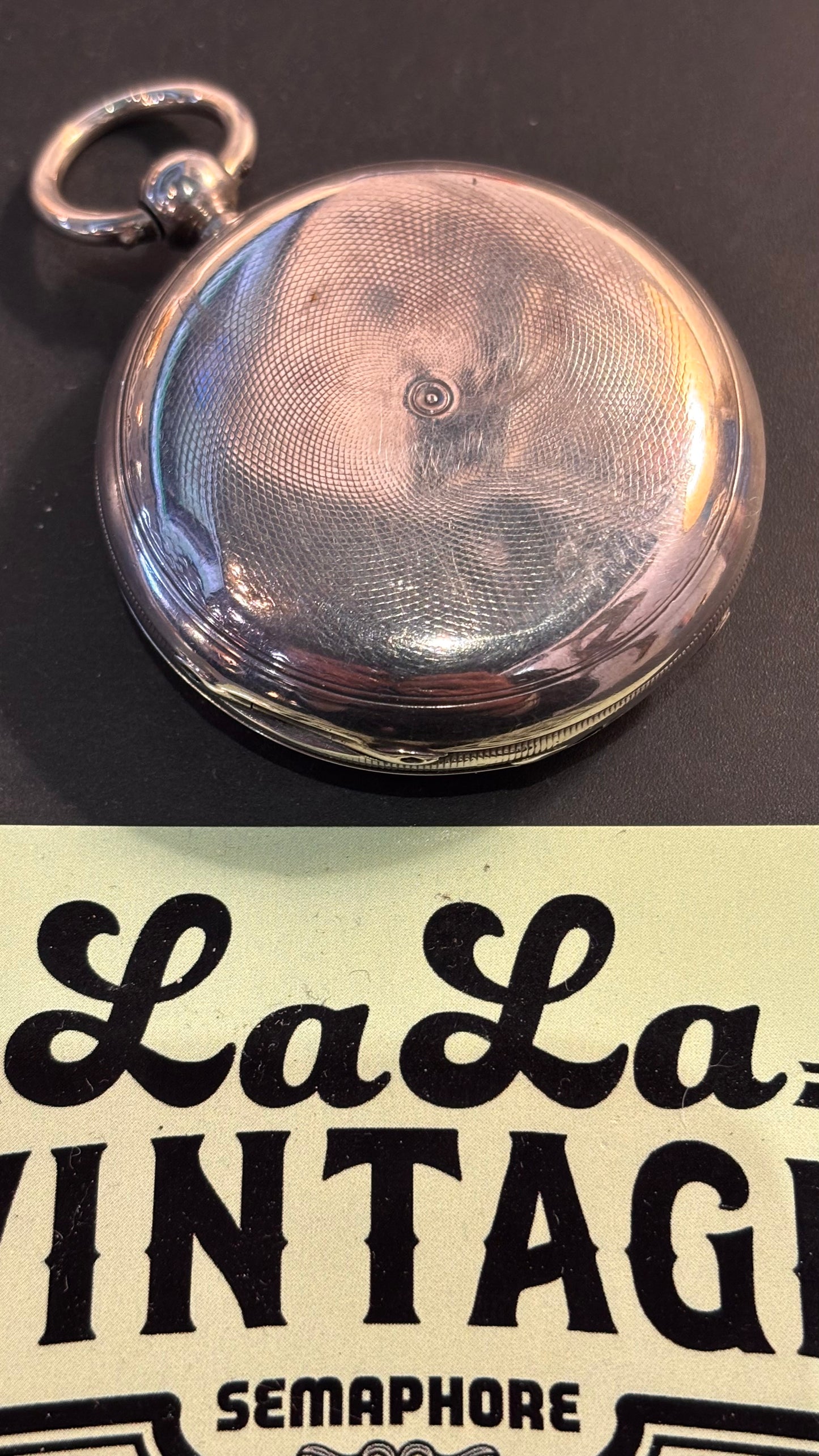 Antique 1890 Sterling Silver Pocket Watch – Birmingham Hallmarked, W.E. Maker – Untested, No Key