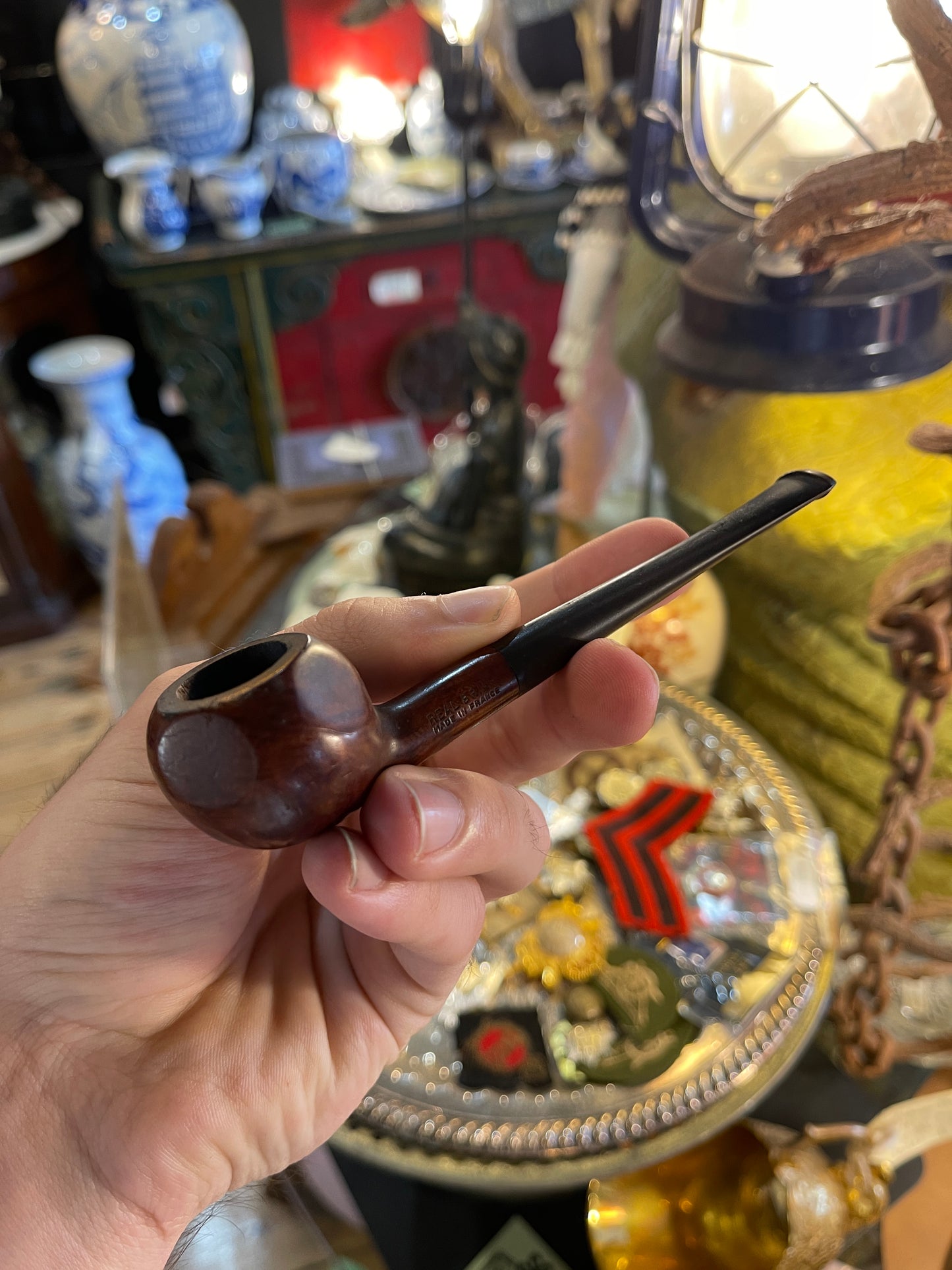 Real Briar Wooden Smoking Pipe - Made in France - Vintage Briar Classic