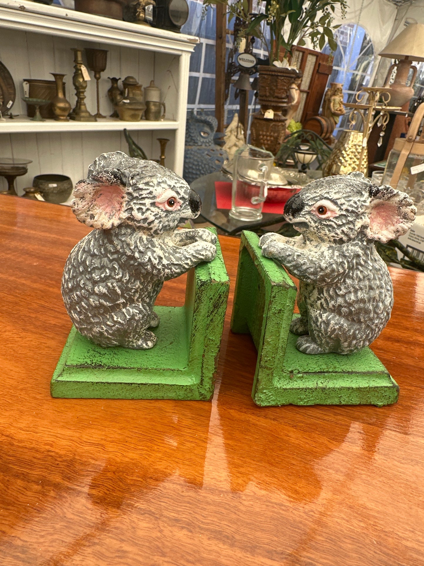 Cast Iron Koala Bookends