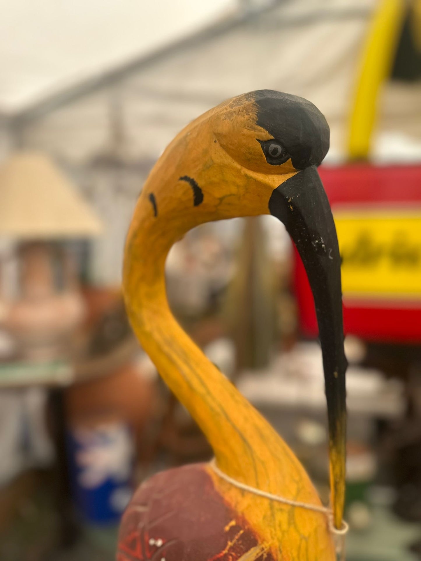 Bird statue (Timber-carved) Sold Separately