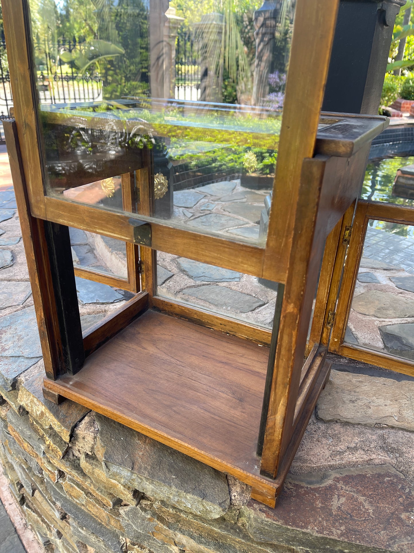 Antique Display Cabinet with 3 Doors