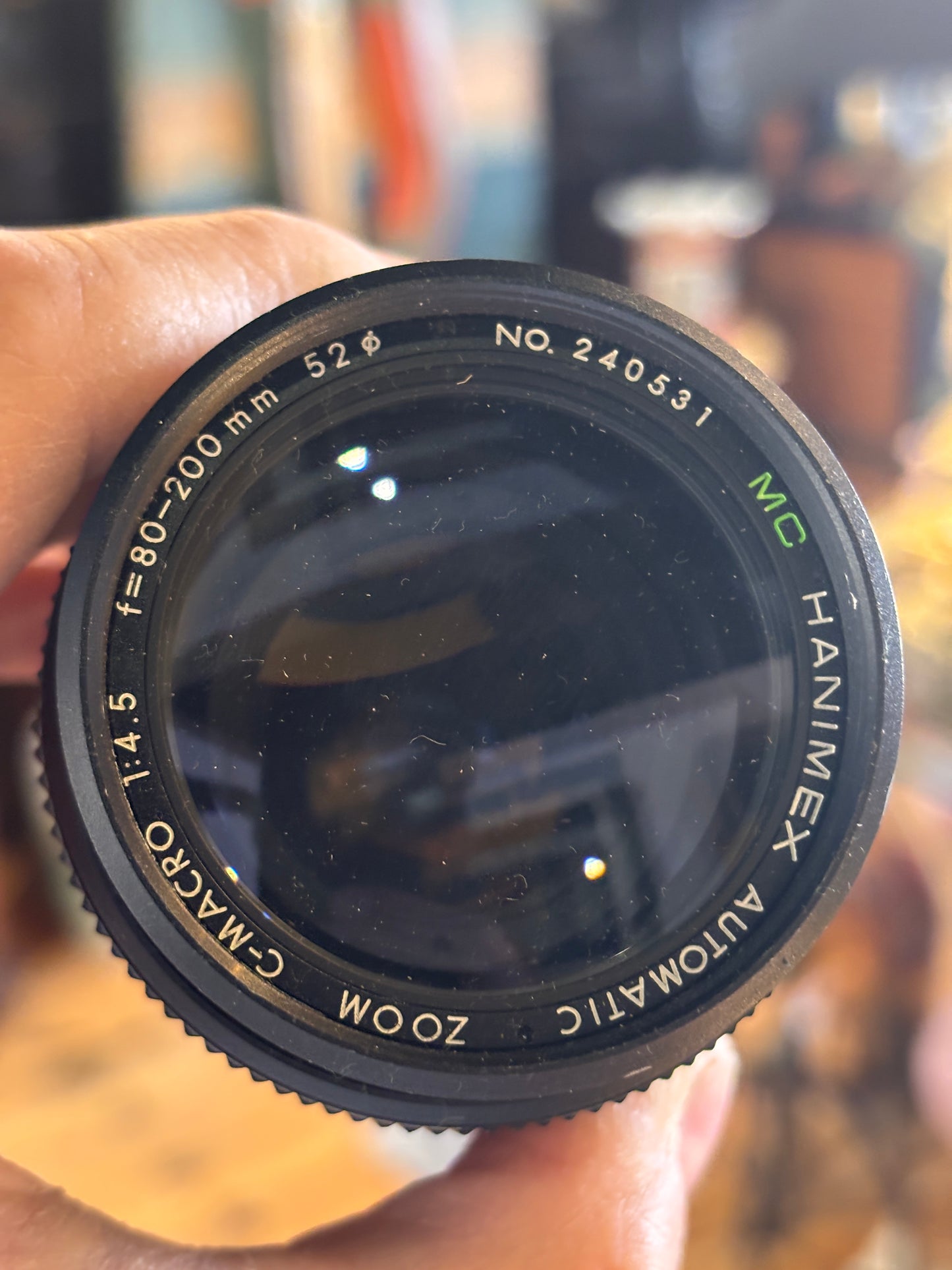 Hanimex Automatic MC 80–200mm f/4.5 Zoom Lens – Vintage Telephoto Macro 52mm