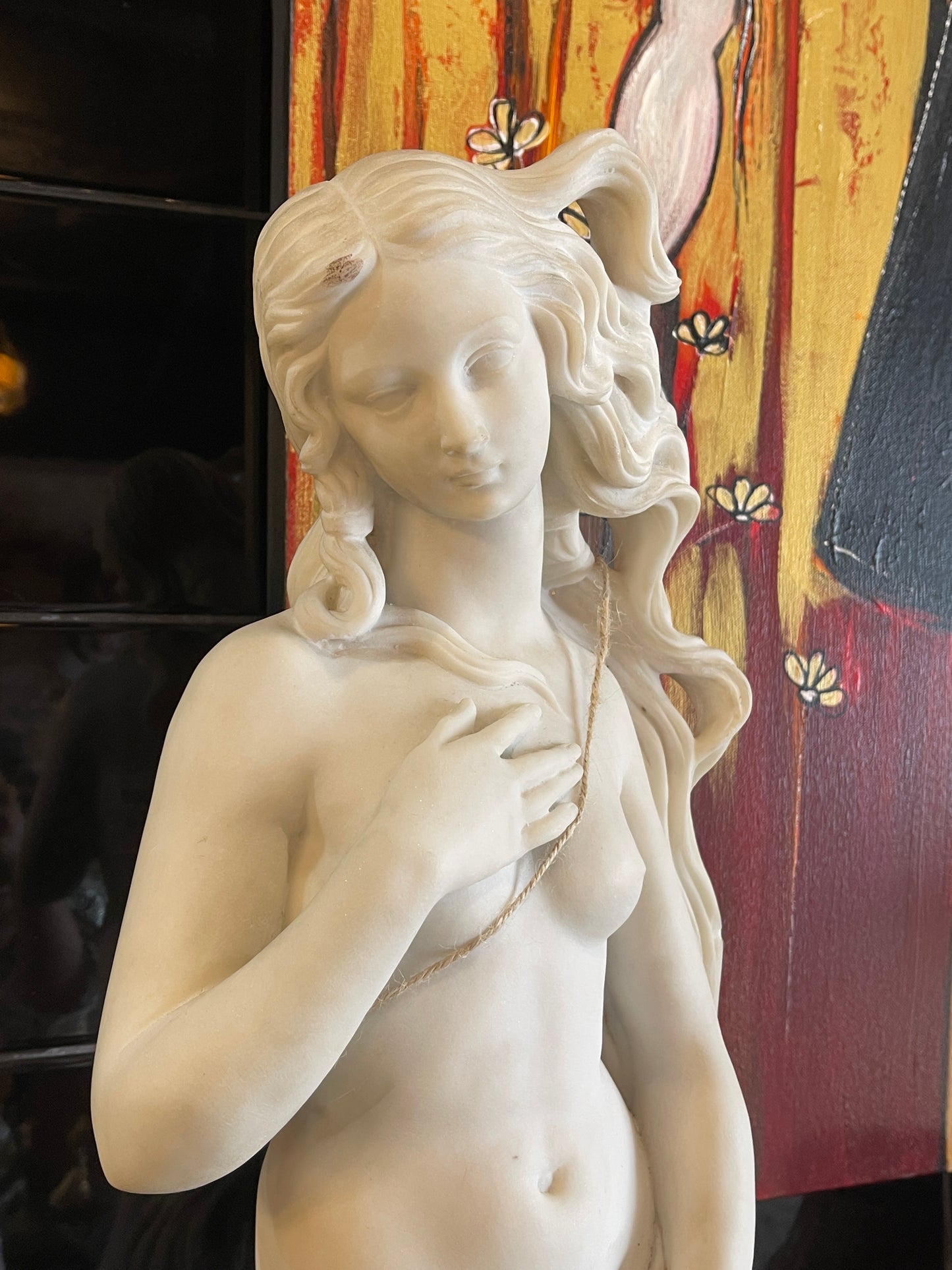 Large Solid Marble Venus Statue