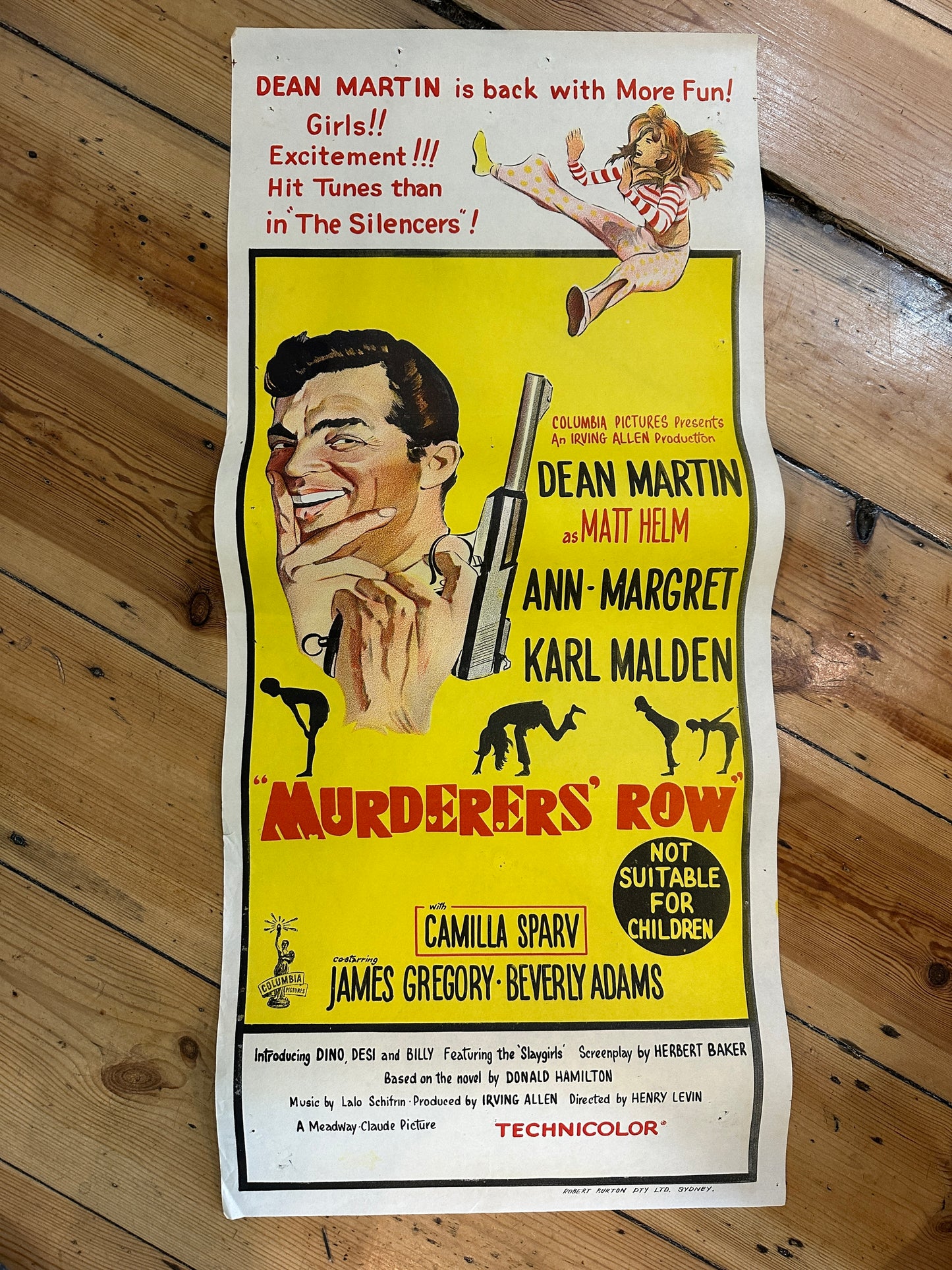 Vintage Daybill Movie Posters, Sold Separately $45 each