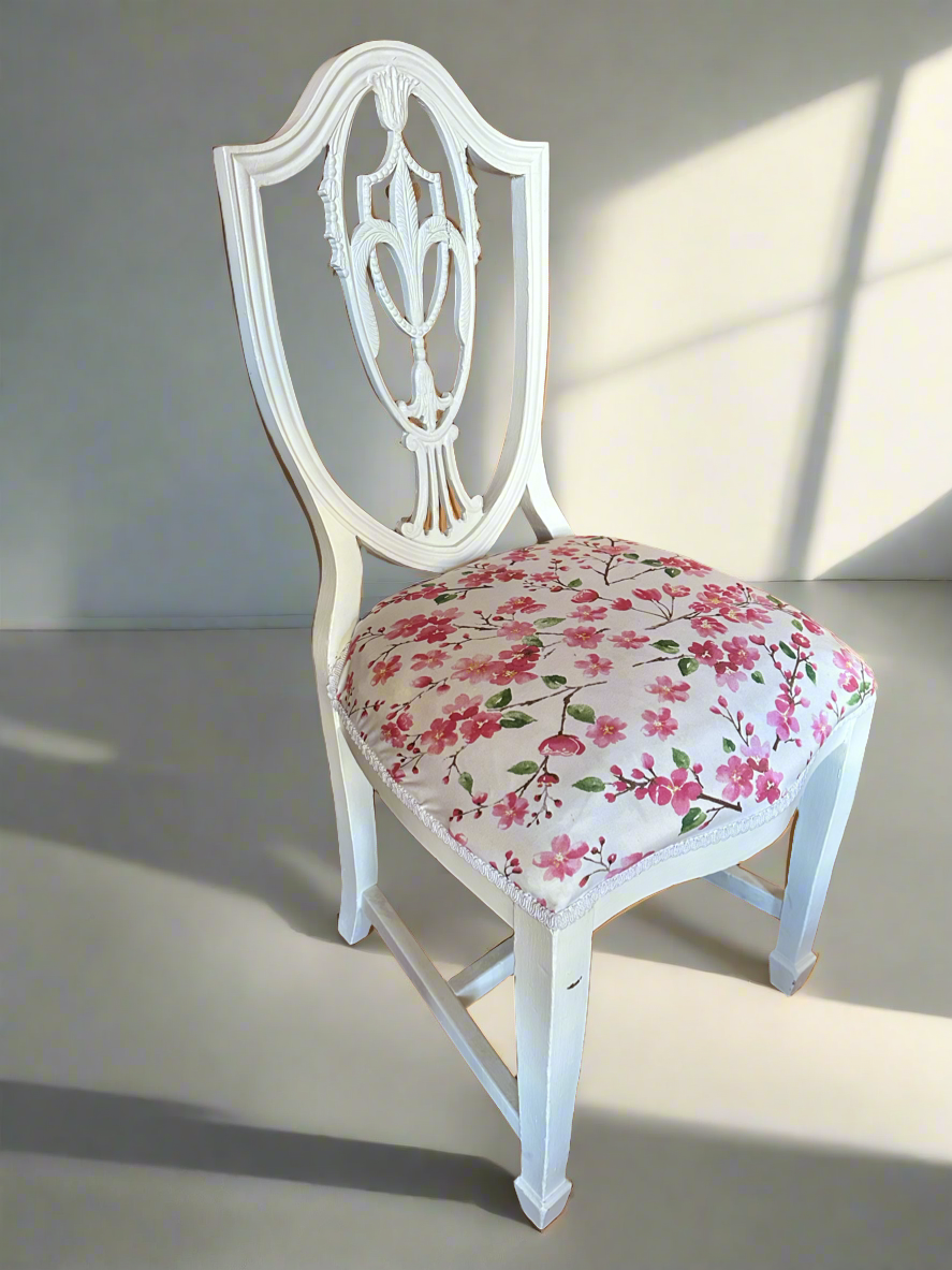 Pretty Vintage Shield Back Chair