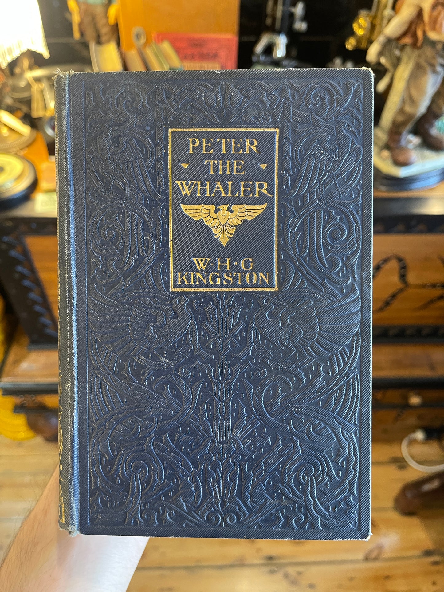 1913 Peter the Whaler Book - W.H.G. Kingston