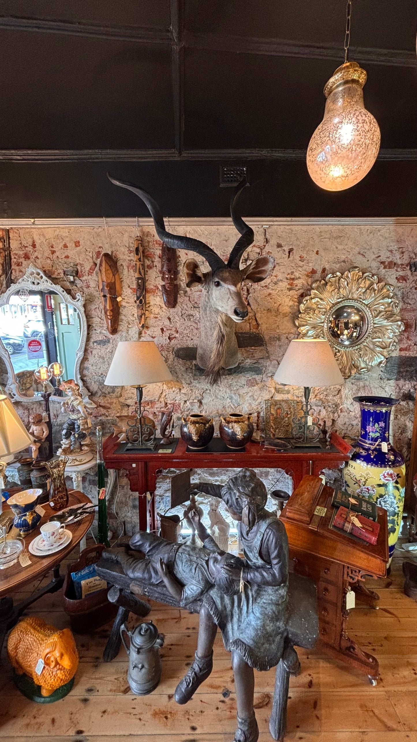 Taxidermy Kudu Shoulder Mount – 160cm Tall