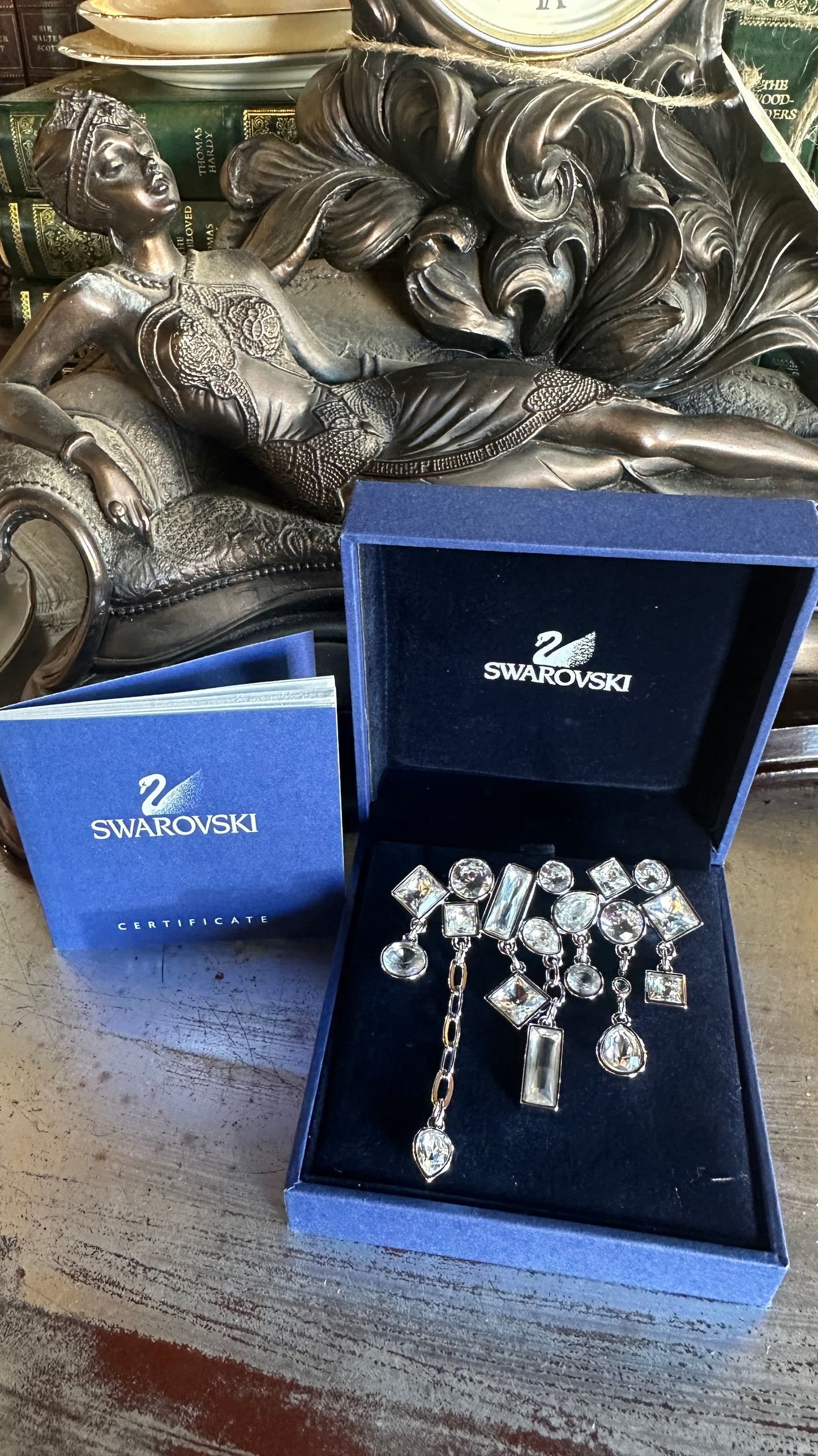 Stunning Swarovski Crystal Brooch, with original box