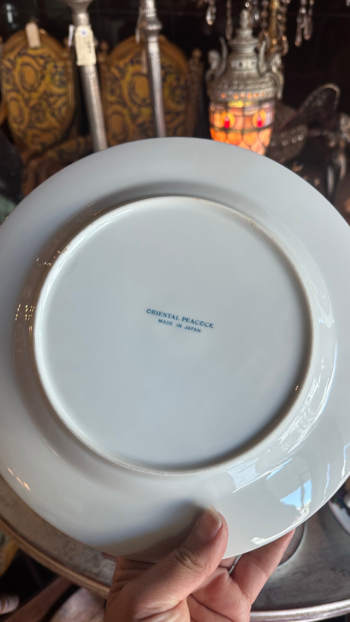 Vintage Georges Briard "Oriental Peacock" Dinnerware Set, Made in Japan