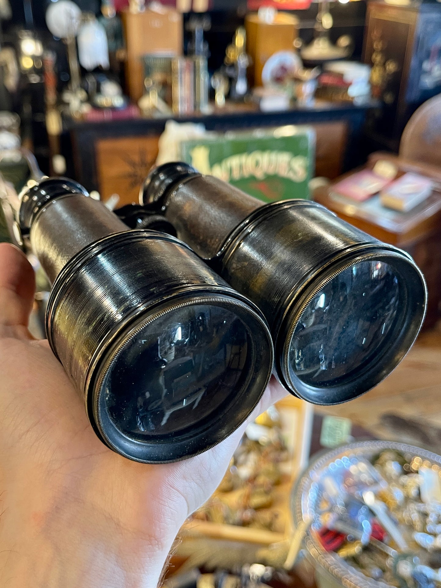 Antique Field and Marine Combination Binoculars - E. Sawtell, Rundle Street, Adelaide - Circa 1890-1910