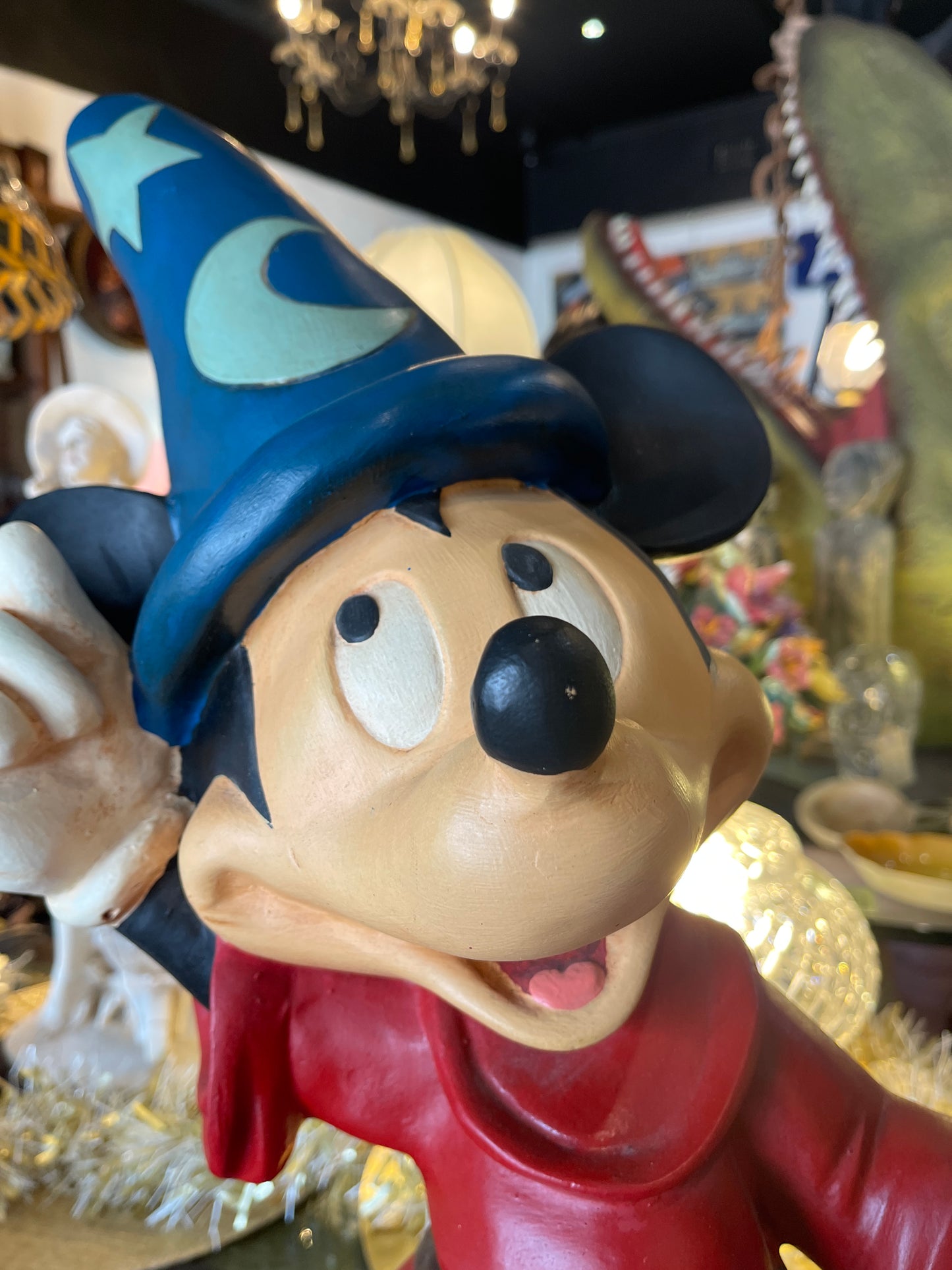 STOLEN!! Extremely Rare Vintage 1990s Mickey Mouse Sorcerer’s Apprentice Statue - Disney Collectable