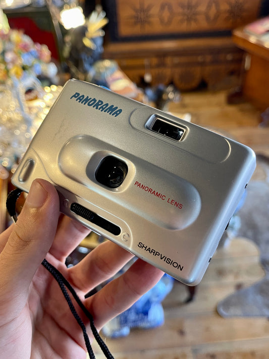 Panorama SharpVision 35mm Point-and-Shoot Film Camera with Panoramic Lens