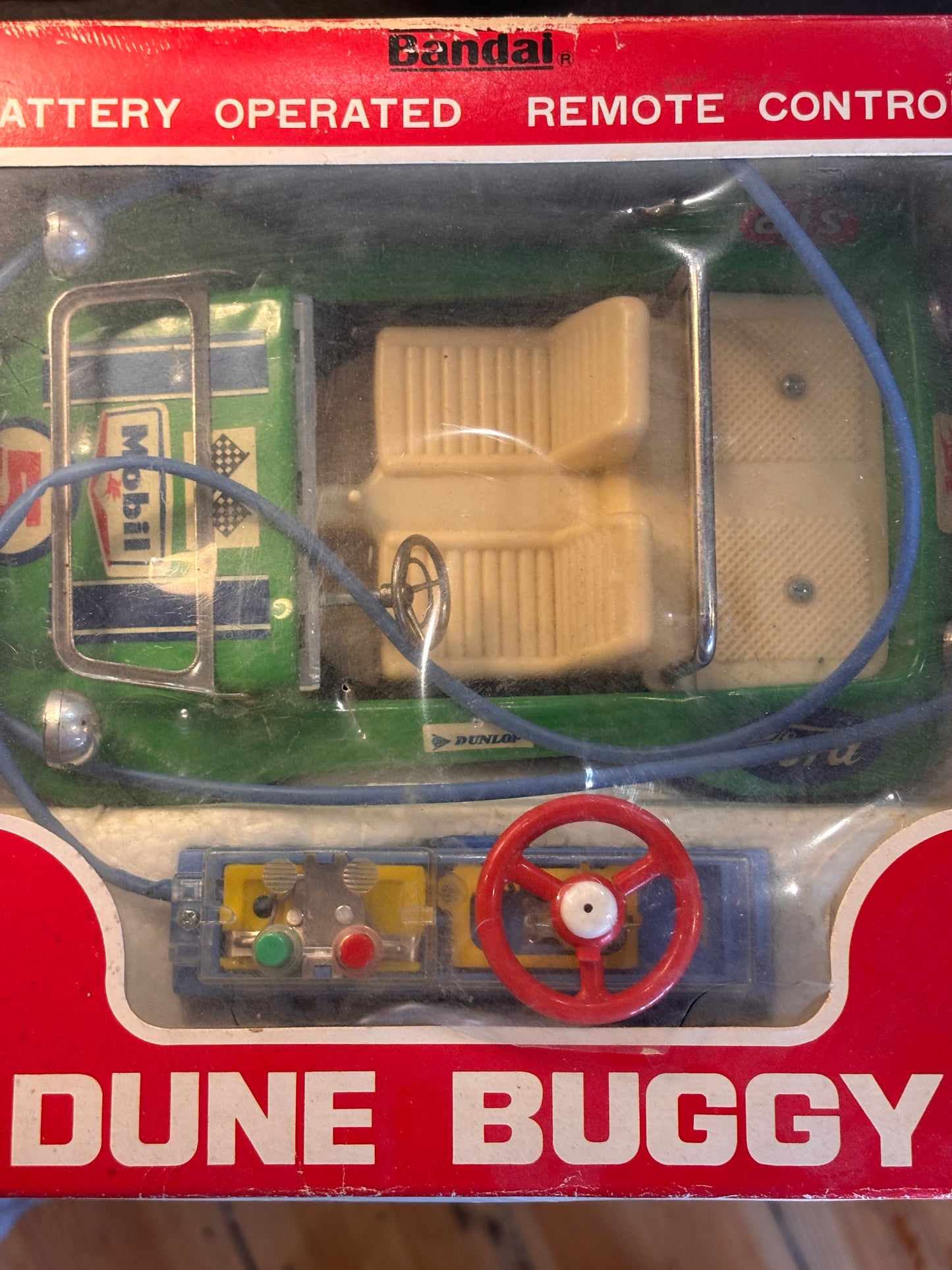 Vintage 1970s Bandai Dune Buggy Remote Control Car – Battery Operated – Made in Japan – Boxed Steel Toy – Untested