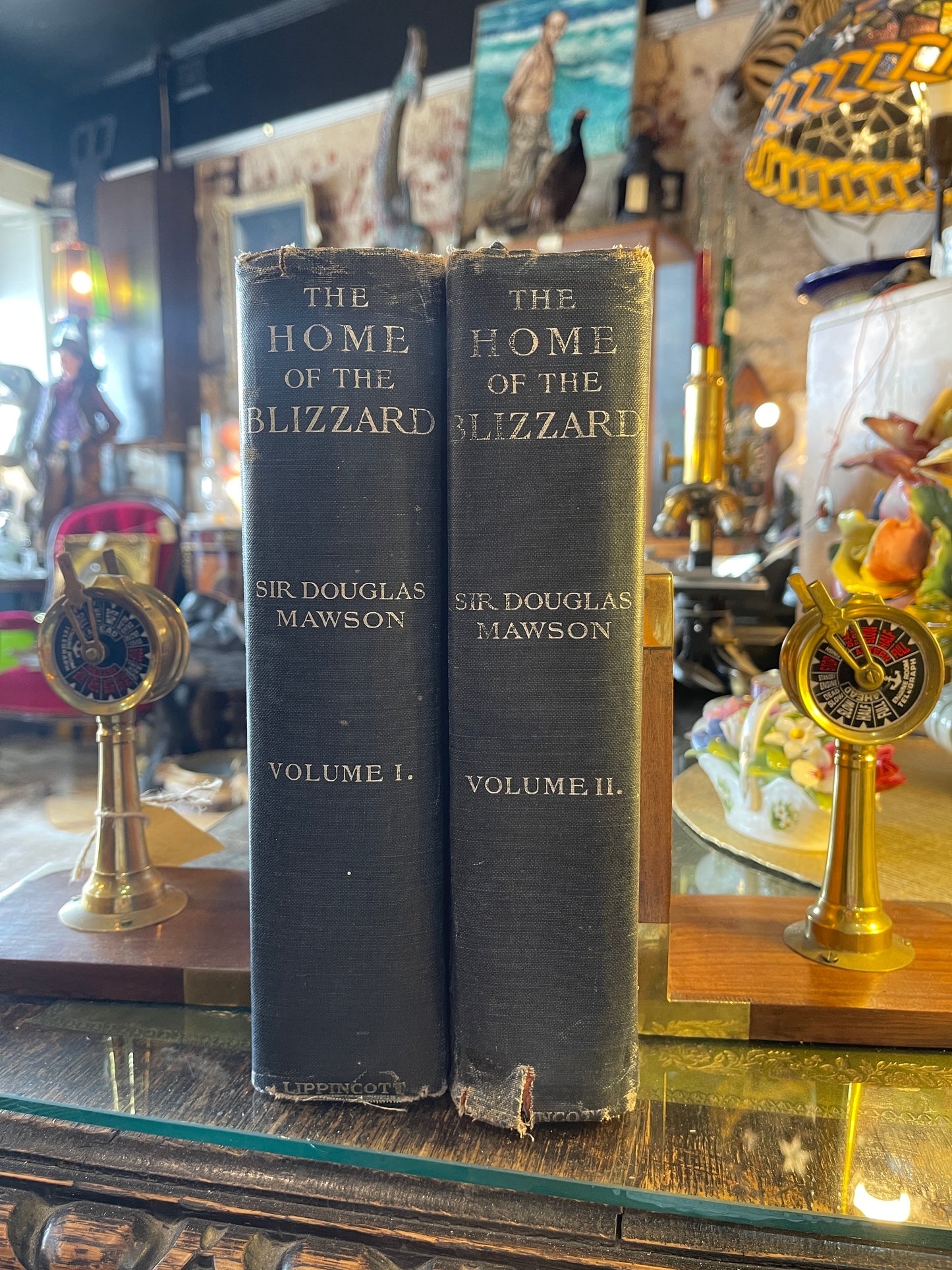 ‘The Home of The Blizzard’ Vol. I & II FIRST EDITIONS By Sir Douglas Mawson