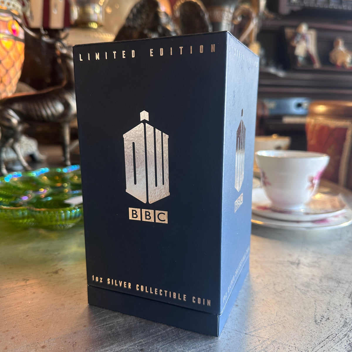 2013 Doctor Who 50th Anniversary 1oz Silver Proof Coin Niue $2 - TARDIS Box Cased, New Condition
