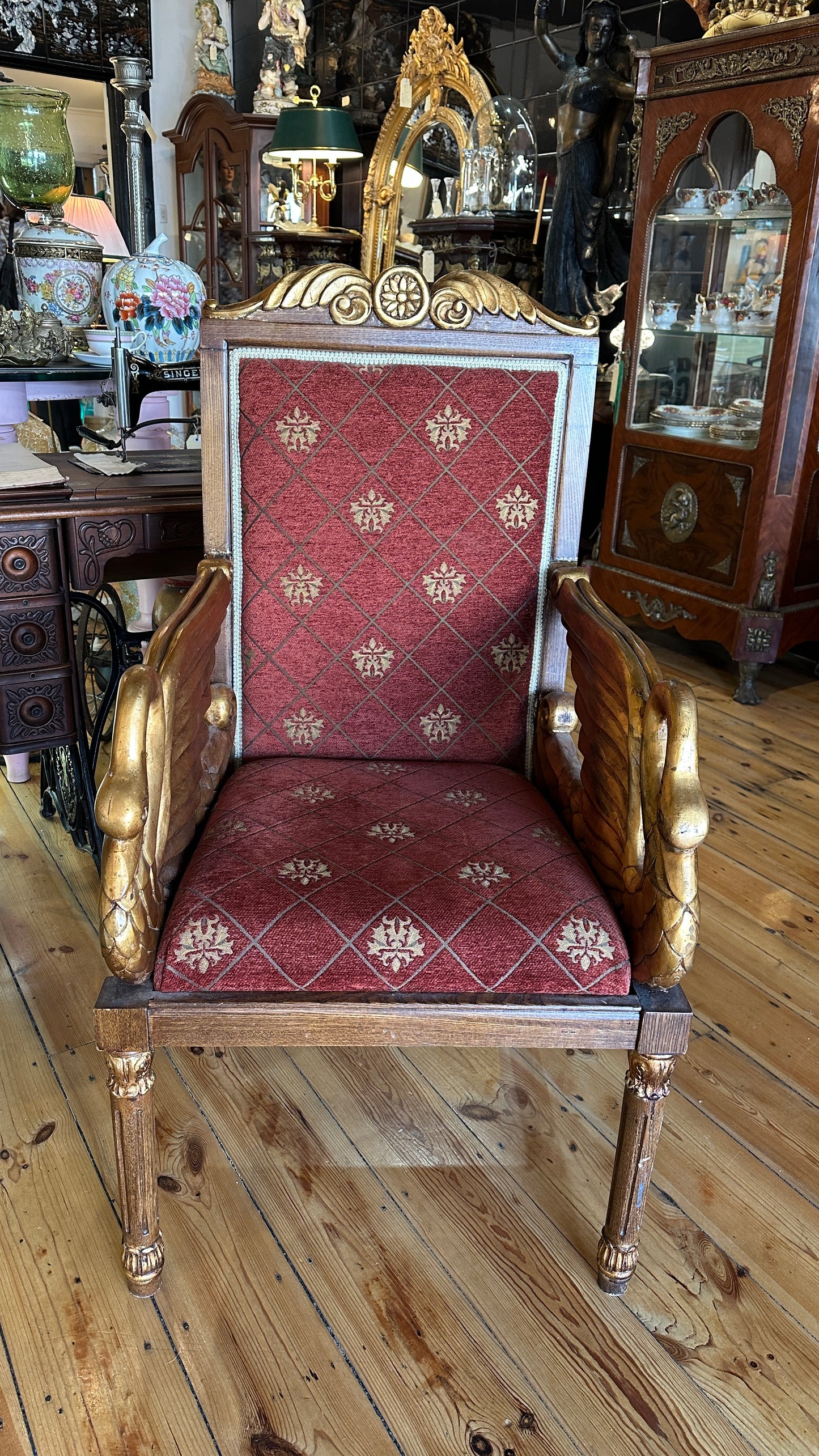 Vintage Empire Swan Chair