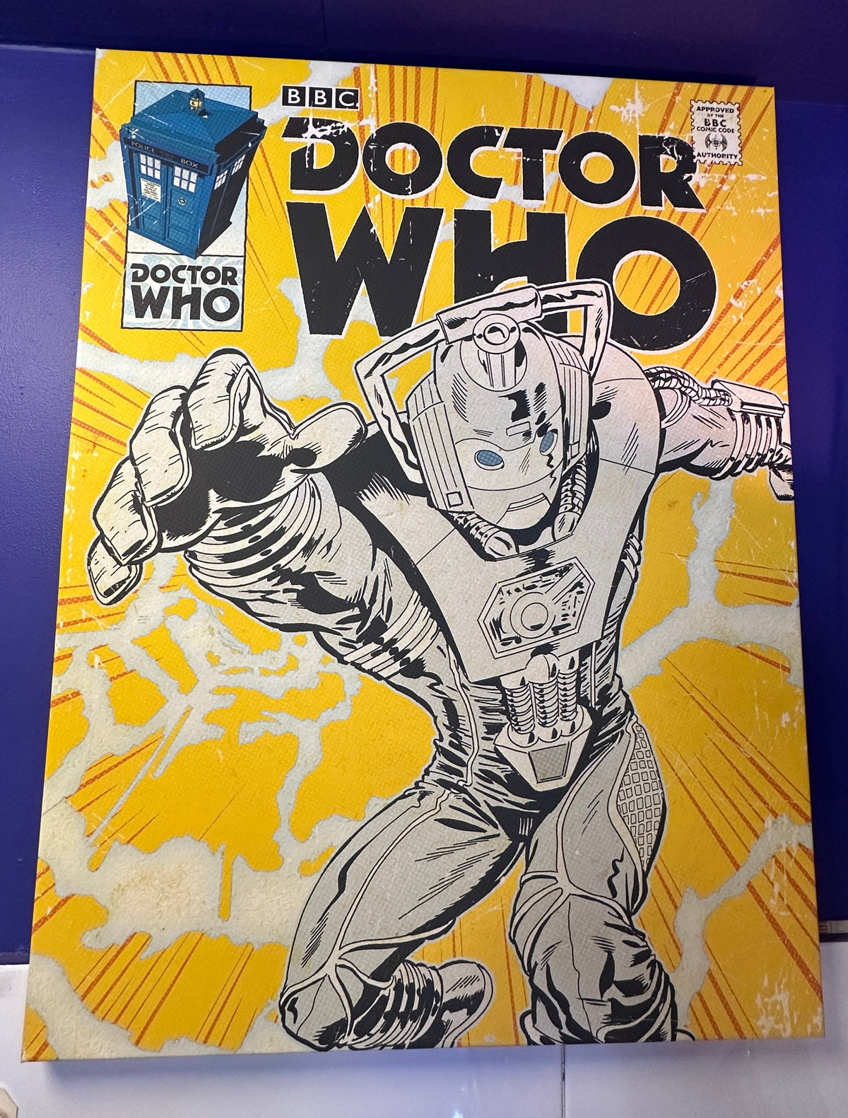 Doctor Who Canvas Print, ready to hang!