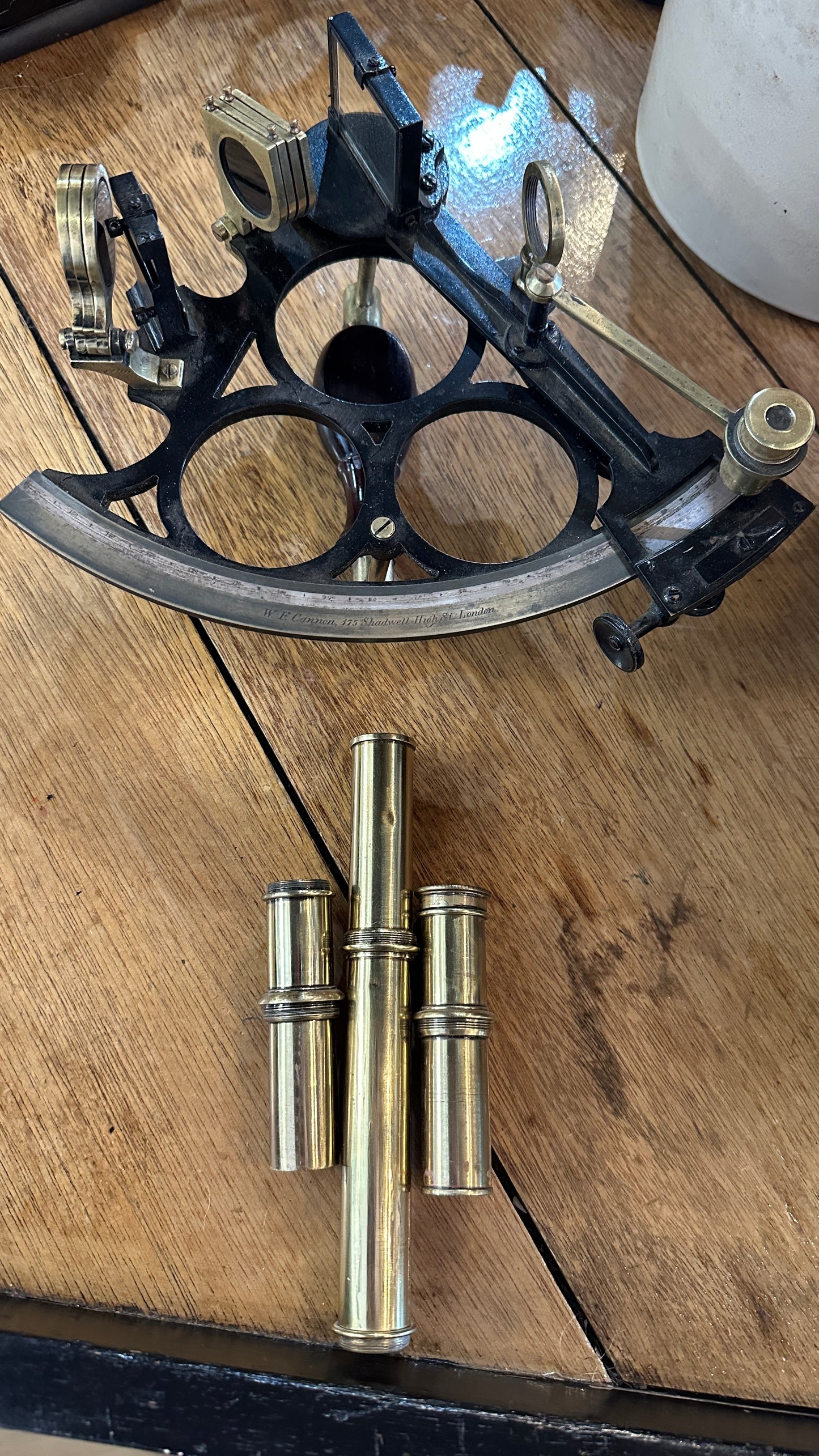 Antique Marine Sextant by WF Cannon, London