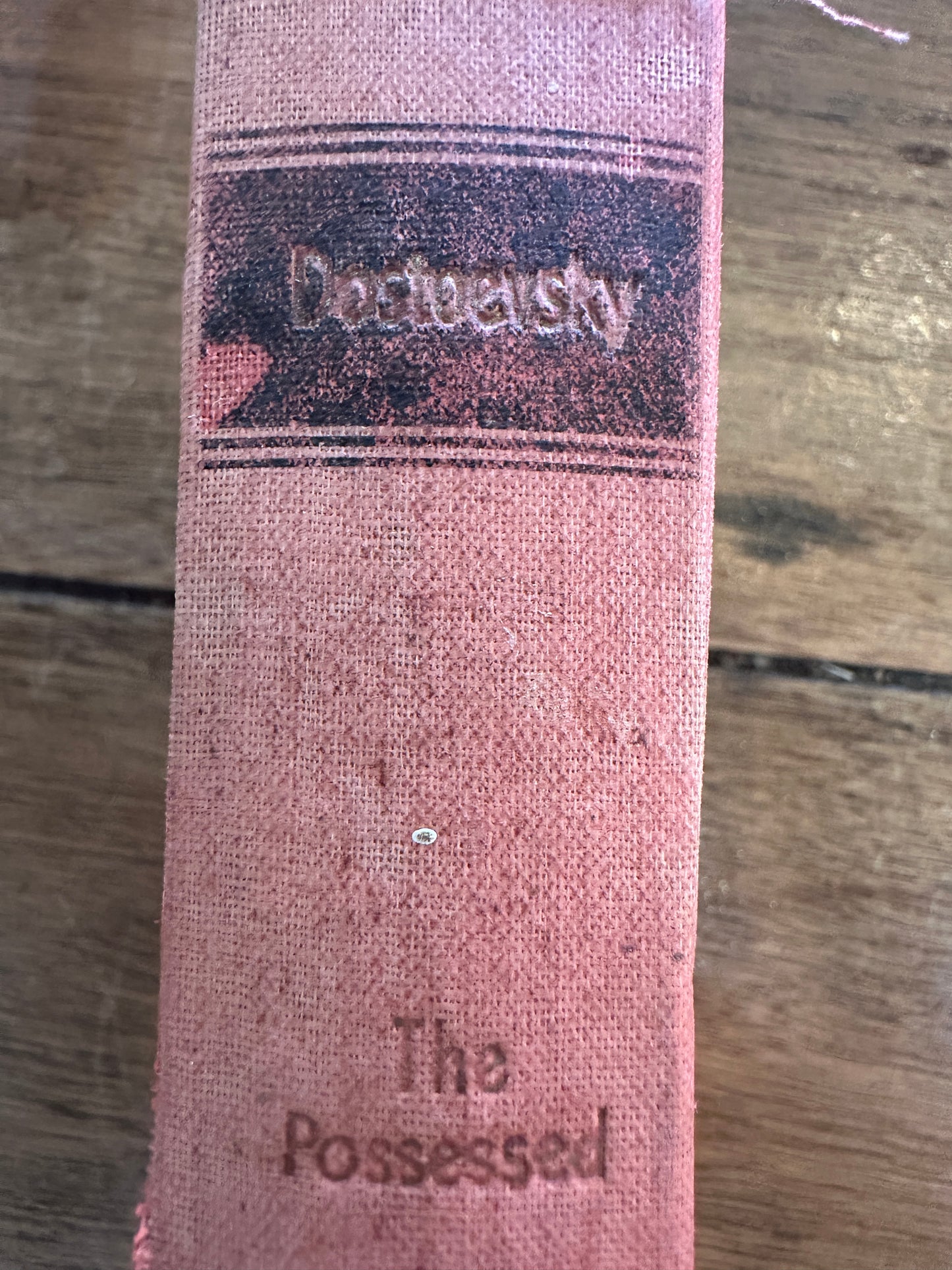 Hardcover edition “The Possessed” by Russian author Dostoevsky, and translated by Constance Garnet, 1946