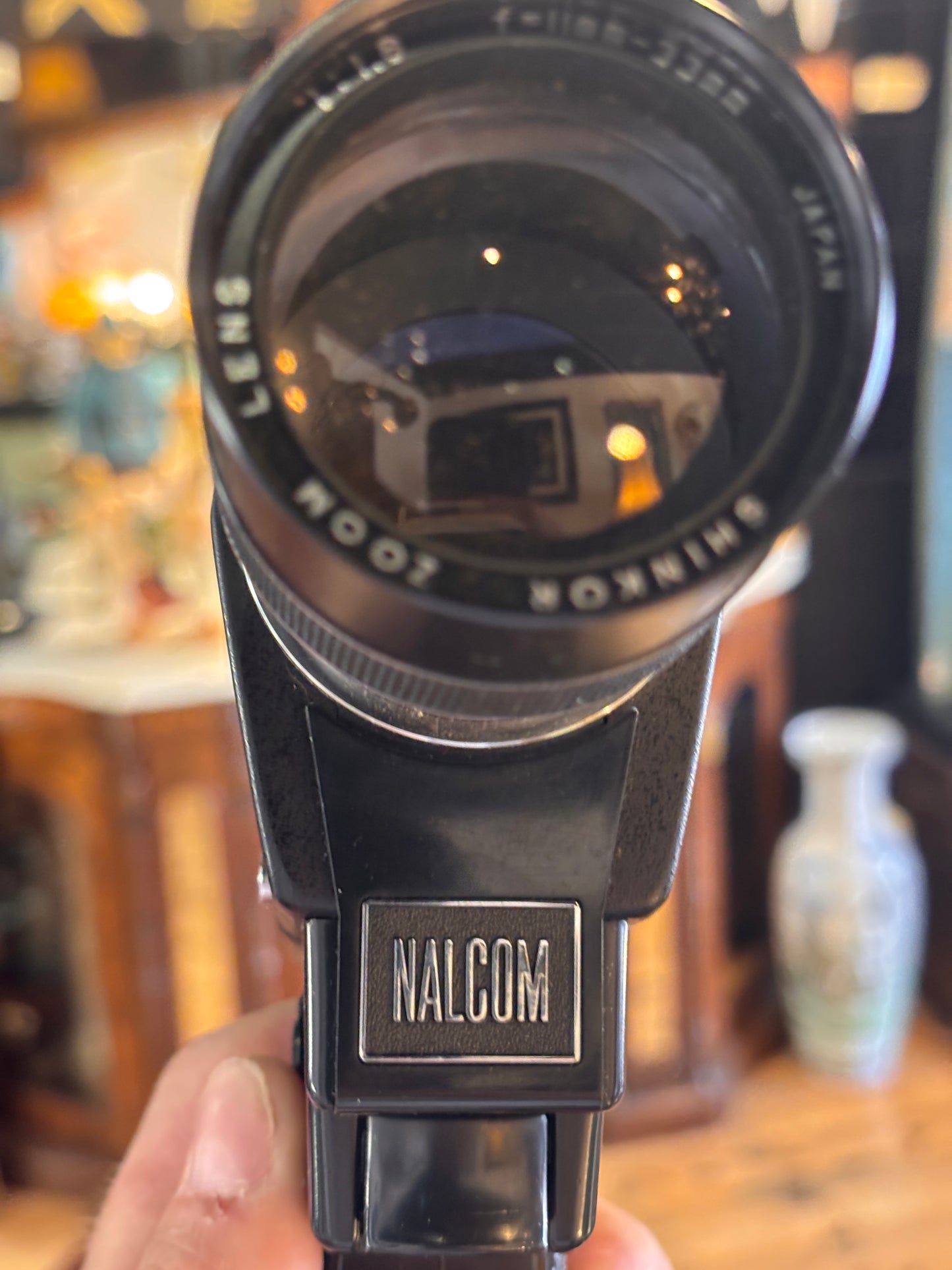 Vintage Nalcom Super 8 TL-300 Movie Camera w/ Shinkor Zoom Lens & Kodak K40 Cartridge – Untested (c.1970s)